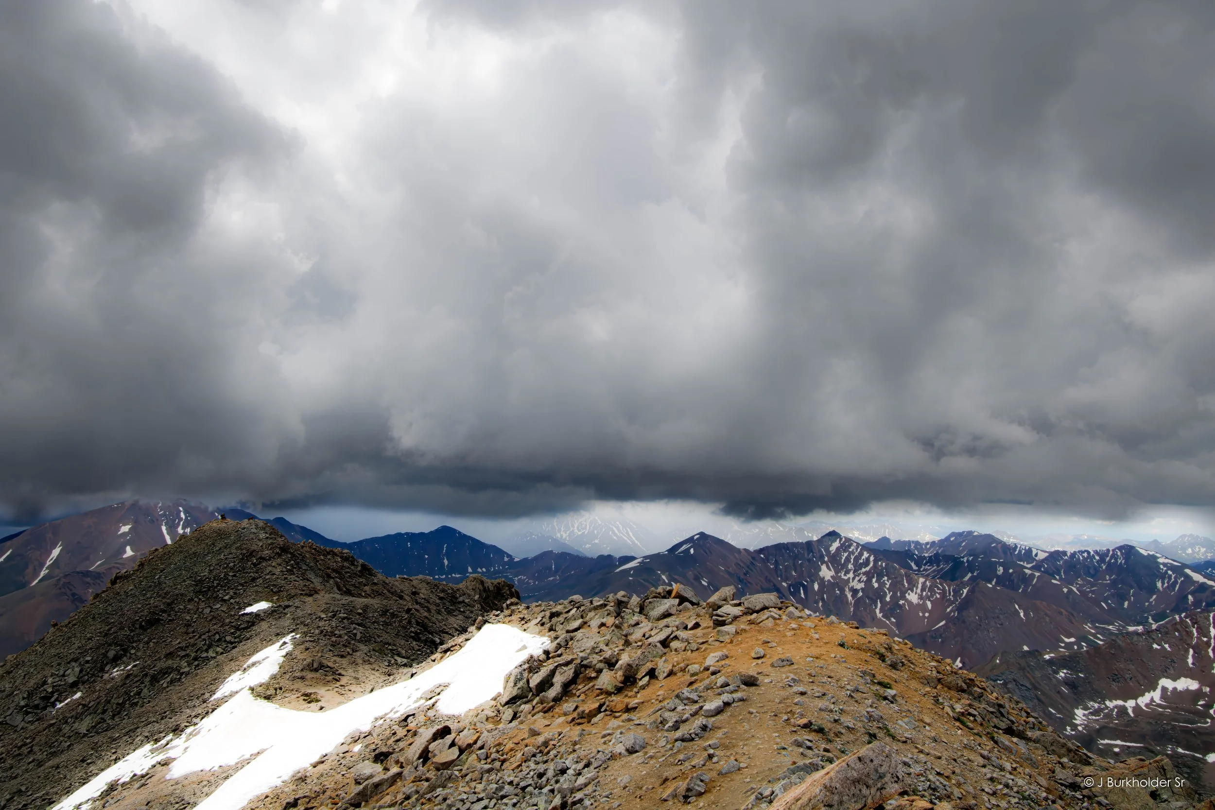 Storms over Mount Elbert