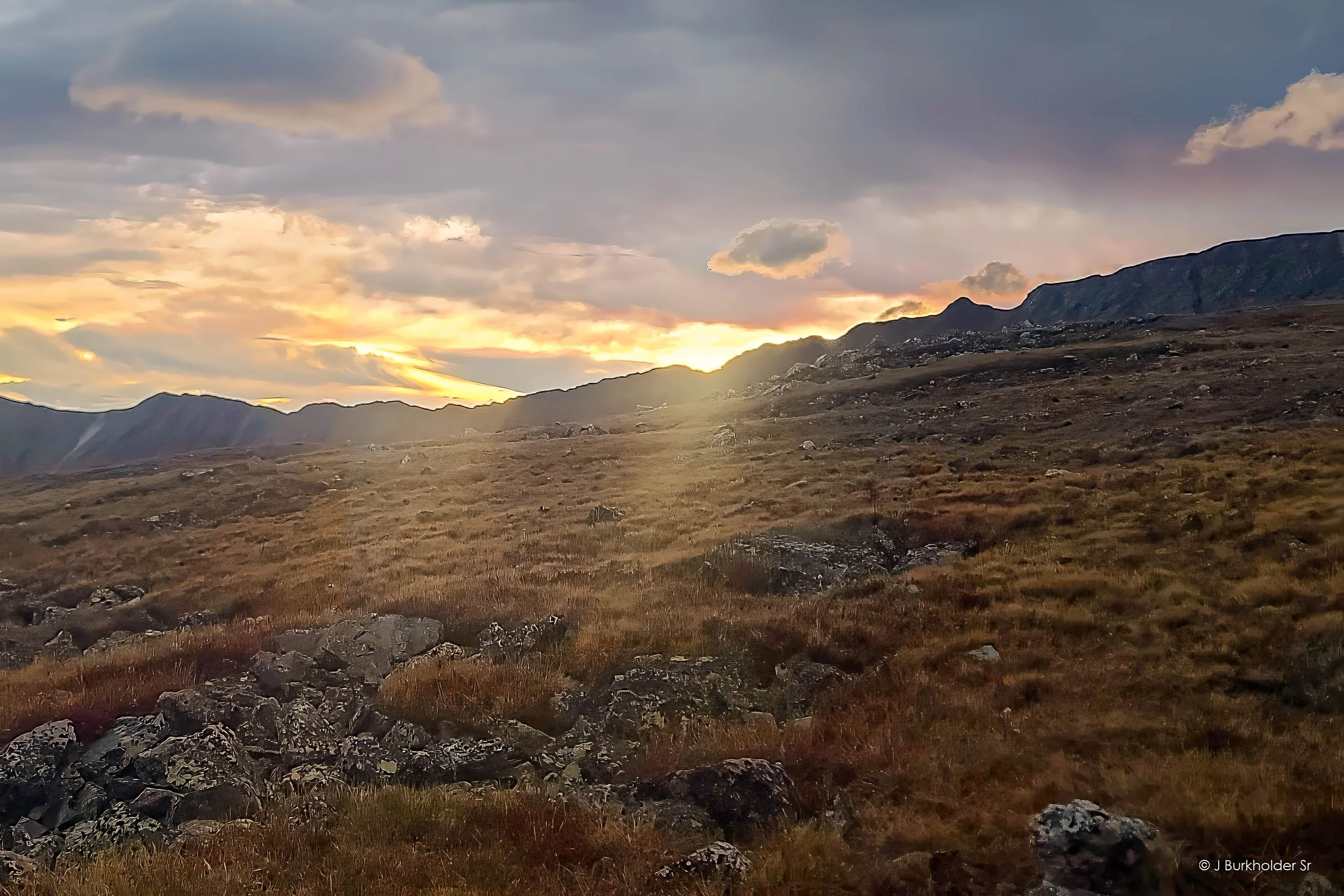 Ascent at Sunrise