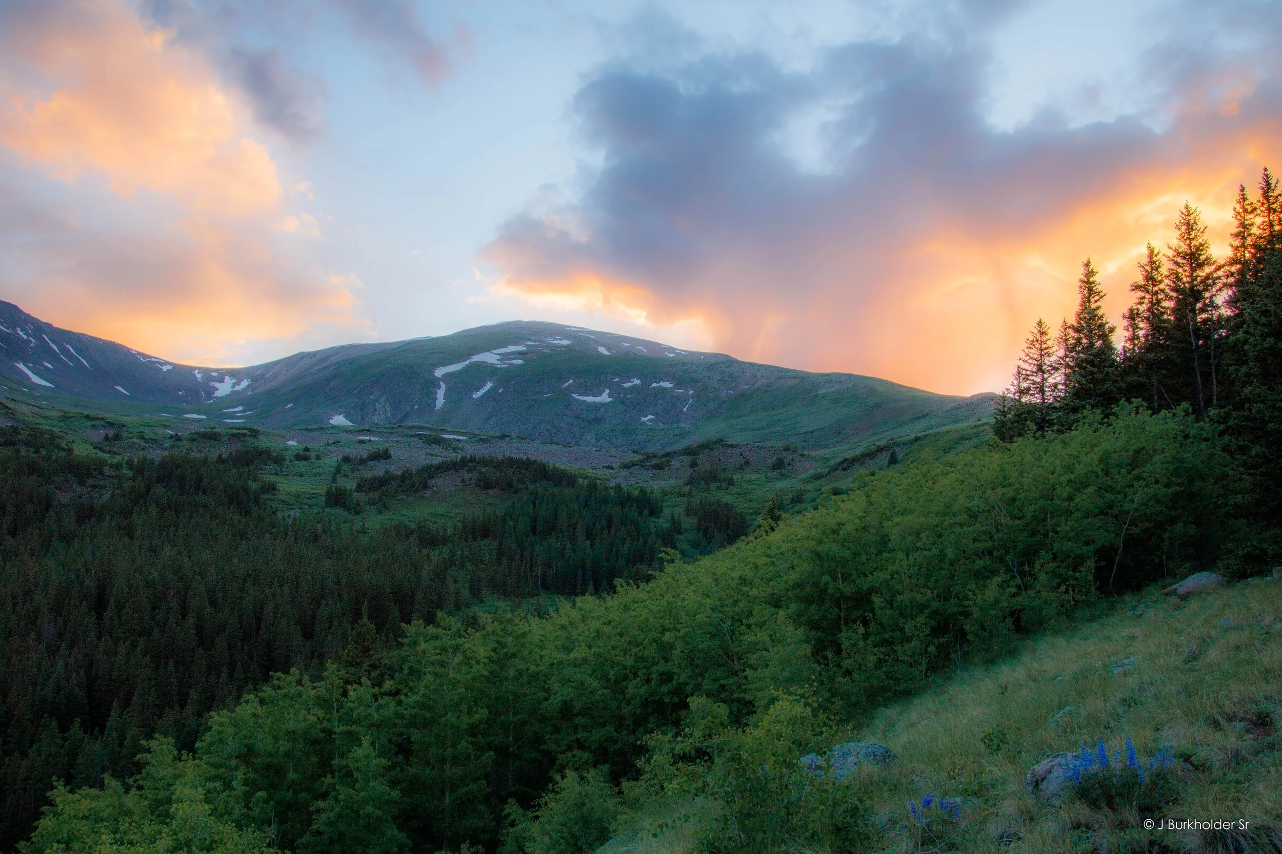 Sunset Over Mount Elbert