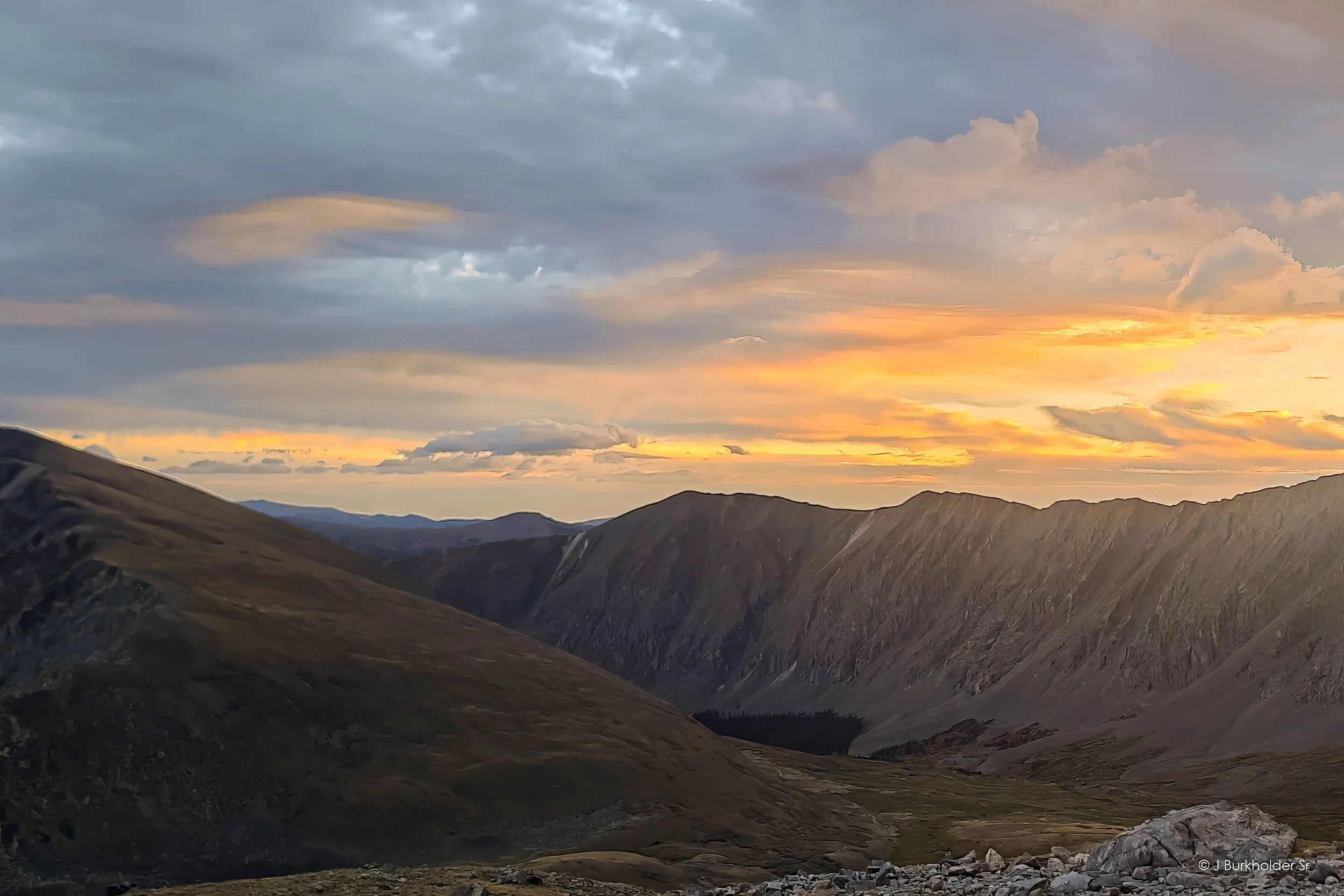 On The Mountain At Dawn