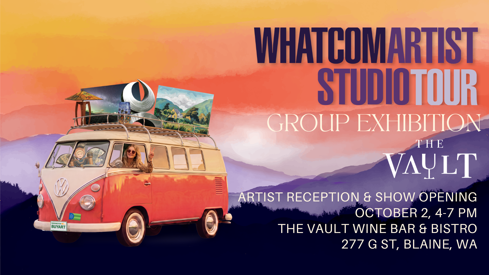 WAST (Whatcom Artists Studio Tour) Tour Kick Off Group Show