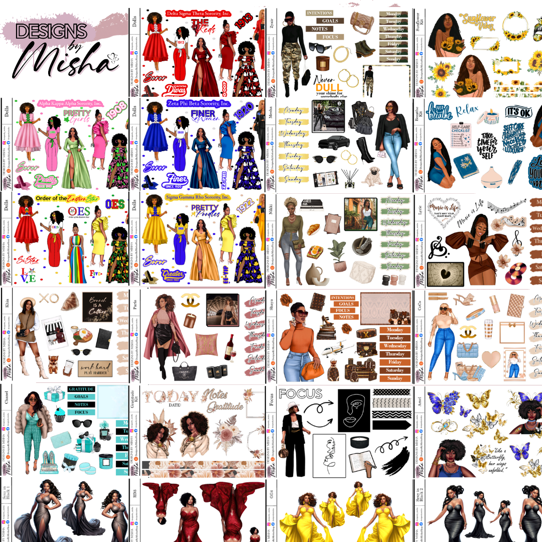 5 Black-Owned Sticker Brands Perfect for Your Planner — Addie Rawr