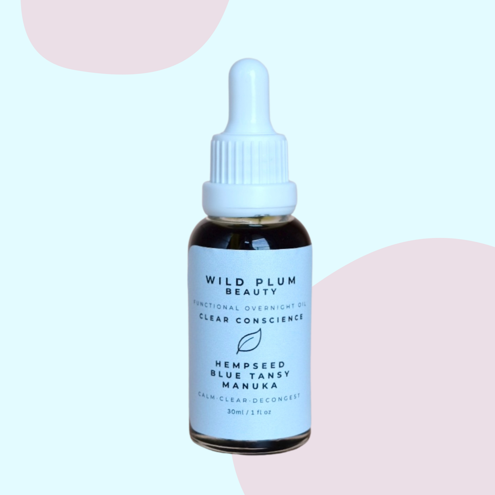 Antioxidant-rich face oil with Blue Tansy and Hemp Seed for redness and irritation