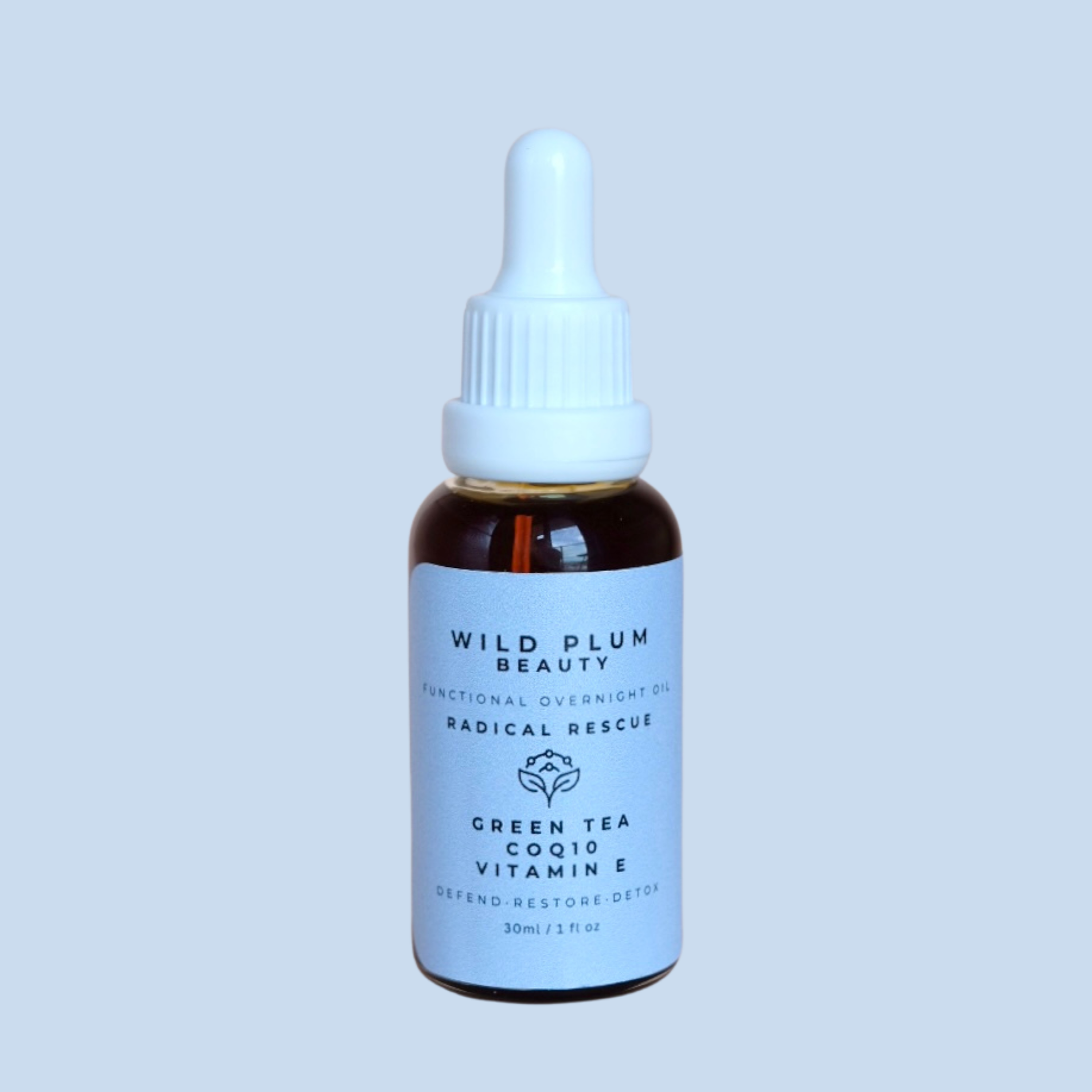 Radical Rescue – CoQ10 and Green Tea-Antioxidant & Skin Defending Face Oil