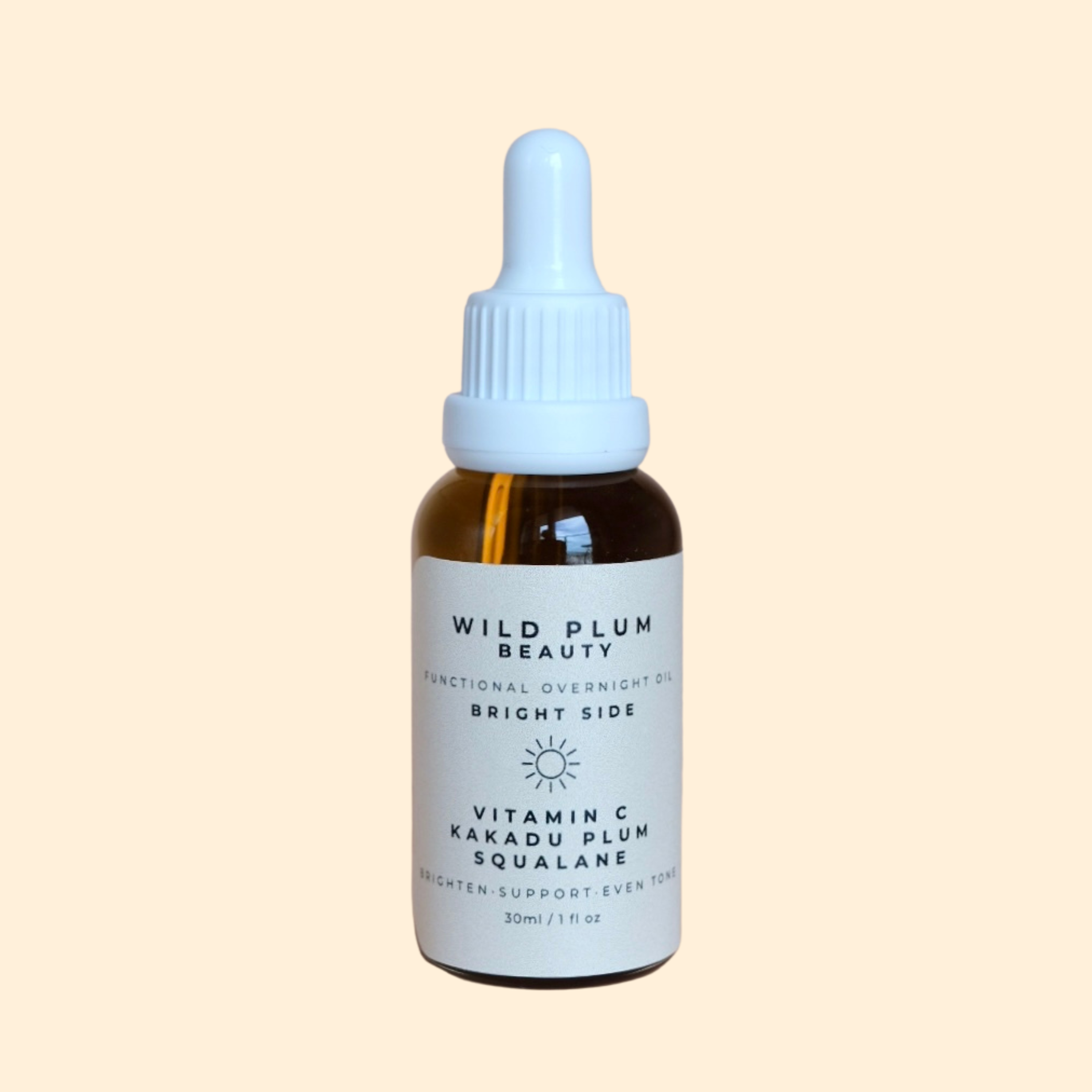 Bright Side- Glow-Boosting Vitamin C, Kakadu Plum and Squalane-Hydrating Face Oil