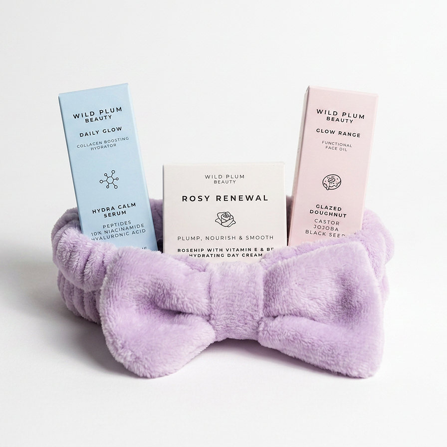wild plum beauty skincare system gift set product bundle for best value savings