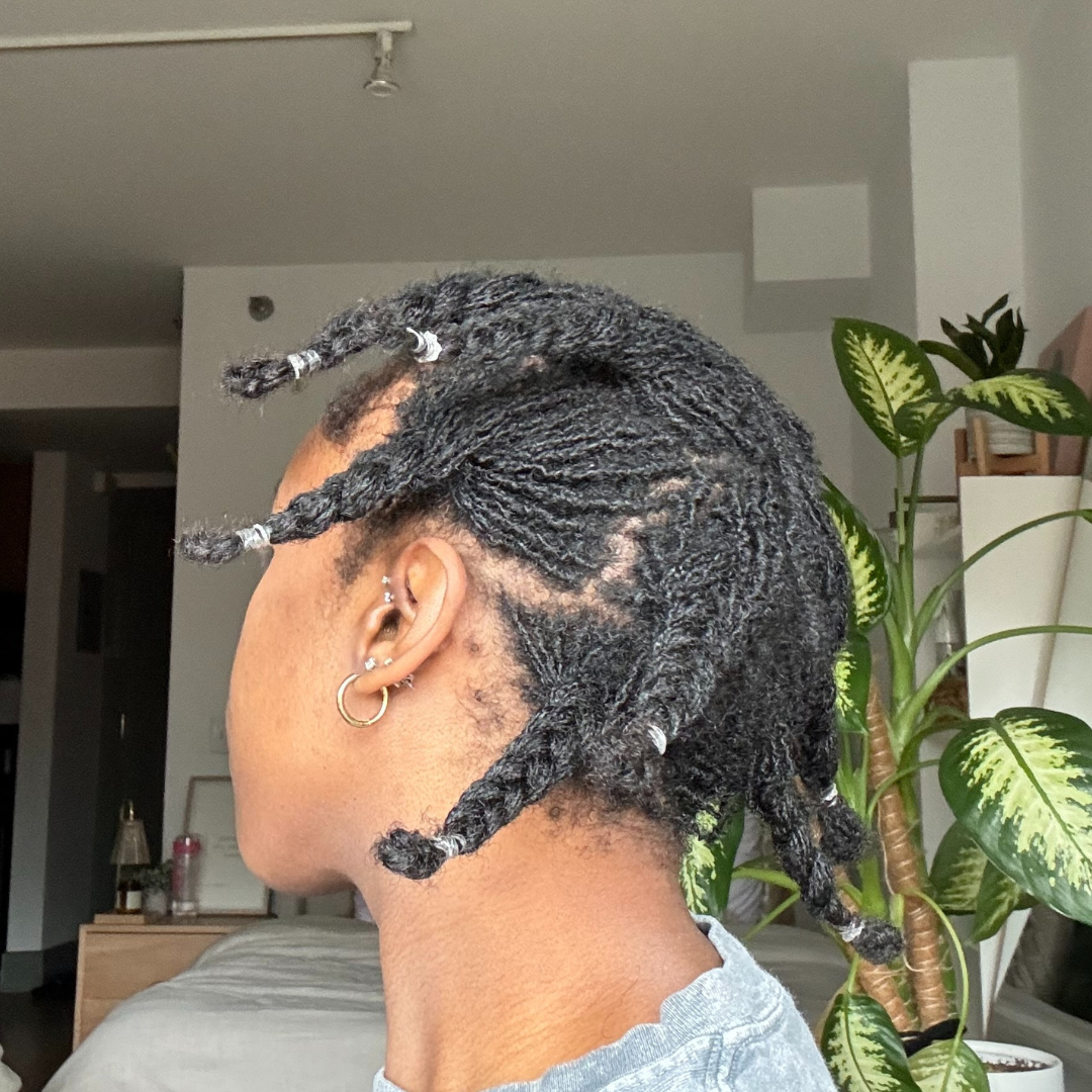 My First Microlocs Retightening & Finding a Loctician Near Me — OmaLocs