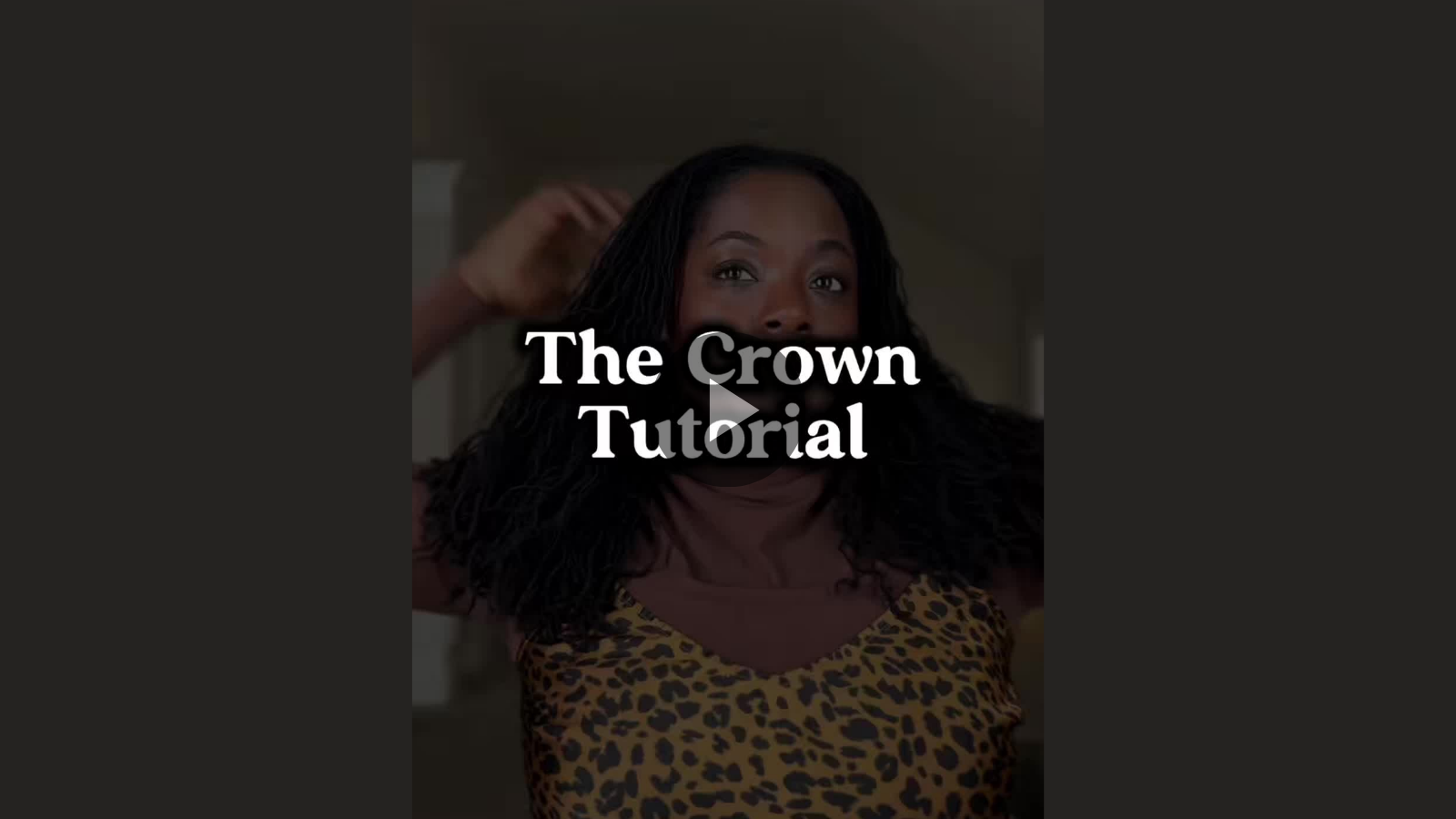 crown updo on long microlocs