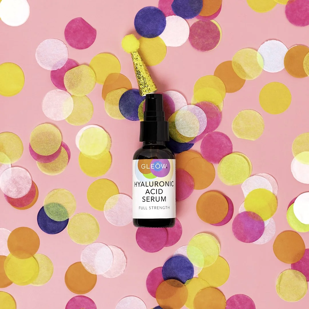 High Quality Party Themed Photo, Creative Commercial Advertising and Professional E-Commerce Product Photography for Gleow Skincare Still Life Photographer