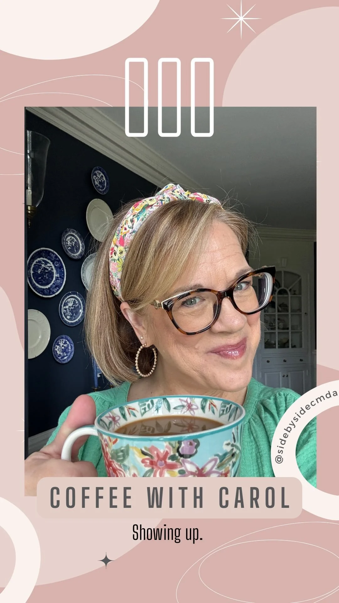 RSVPs and showing up for each other. And the One who is faithfully already there. Join me for ☕️!