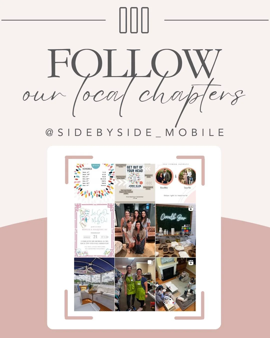 🌟 Chapter Spotlight 🌟
Say hello to our amazing Side By Side - Mobile chapter! 🎉
Following @sidebysidecmda? Don’t miss out on what God is doing in communities across the country—follow @sidebyside_mobile to see how women in healthcare