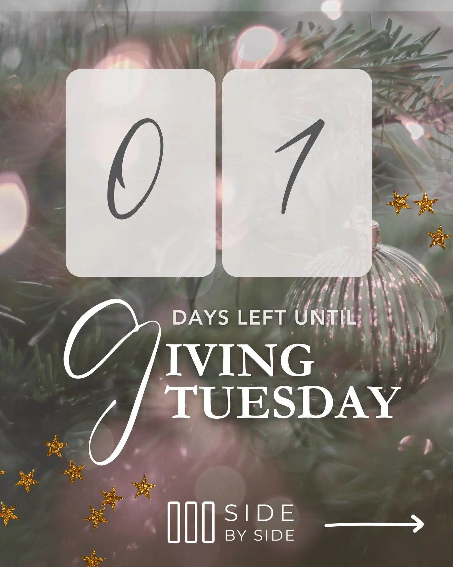 ✨ Giving Tuesday is TOMORROW! ✨
As we look toward this special day of generosity, we&rsquo;re praising God for the beautiful work He is doing through Side By Side &mdash; a ministry for women married to healthcare workers and dentists.

This year,