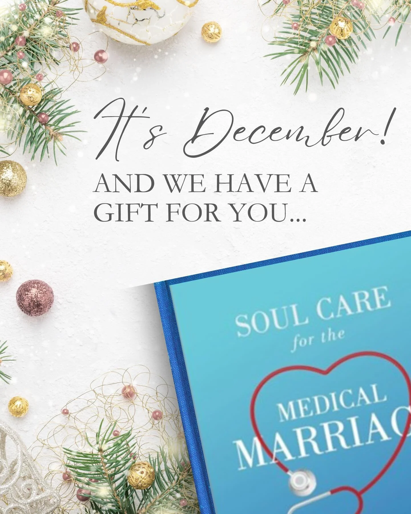 ✨For anyone who sees the unique challenges of women married to healthcare workers and dentists. ✨
This December, we&rsquo;re celebrating the incredible women who faithfully walk beside their spouses in medicine and dentistry. The ways they pour into 