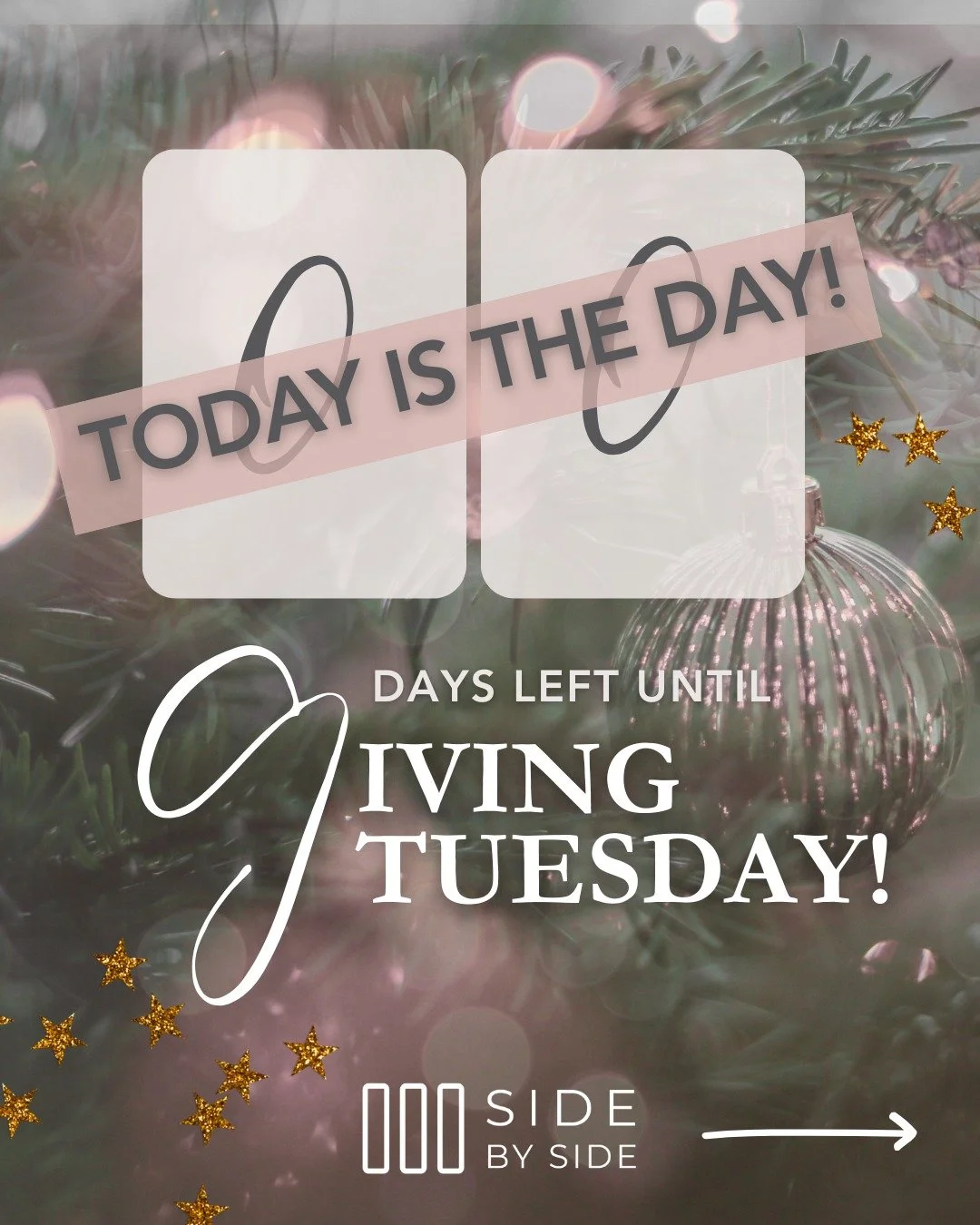 ✨ Giving Tuesday is TODAY! ✨
At Side By Side, we have the joy of walking with women married to healthcare workers and dentists&mdash;women who faithfully serve their families while navigating the unique challenges of medical life.

This year, our min