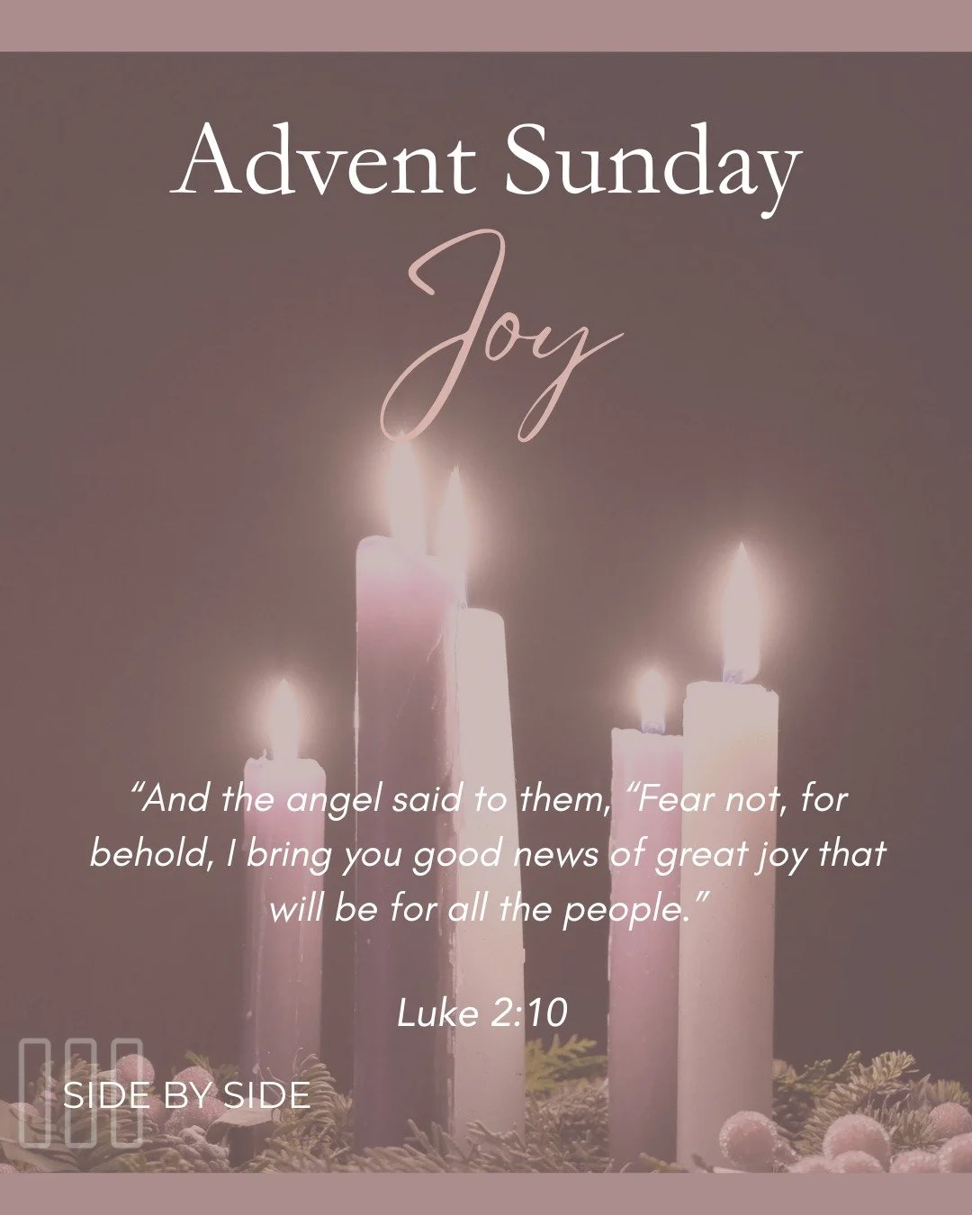 ✨ Advent Sunday: JOY ✨

To the wives of healthcare workers and dentists&mdash;women who carry so much strength, grace, and quiet courage&mdash;today&rsquo;s Advent theme is especially for you: JOY.

In a season where your husband may be pouring out l