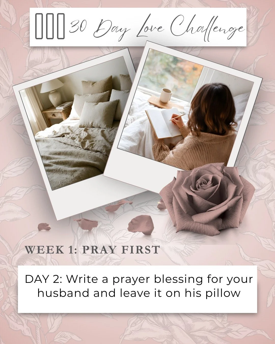 ❤️Side By Side: 30 Day Love Challenge❤️

Loving a healthcare worker or dentist means loving through long days, tired bodies, and heavy hearts.

Week 1: Pray First
&ldquo;But seek first the kingdom of God and his righteousness, and all these things wi
