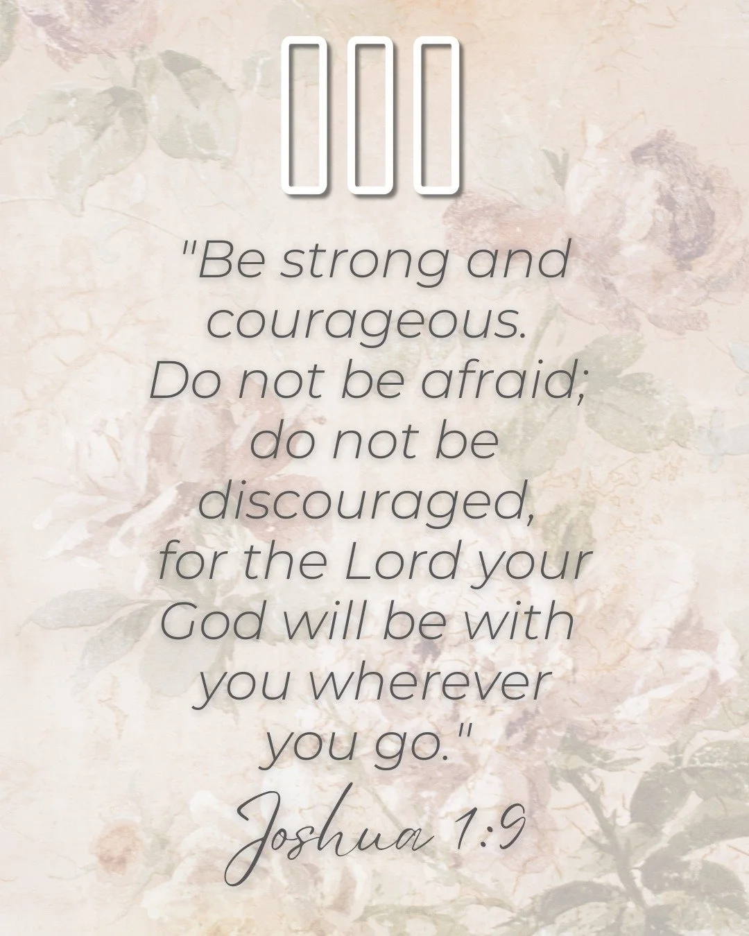 💟 Encouragement for Our Side By Side Sisters 💟

"Be strong and courageous. Do not be afraid; do not be discouraged, for the Lord your God will be with you wherever you go." &ndash; Joshua 1:9

You are never walking alone. God&rsquo;s pres