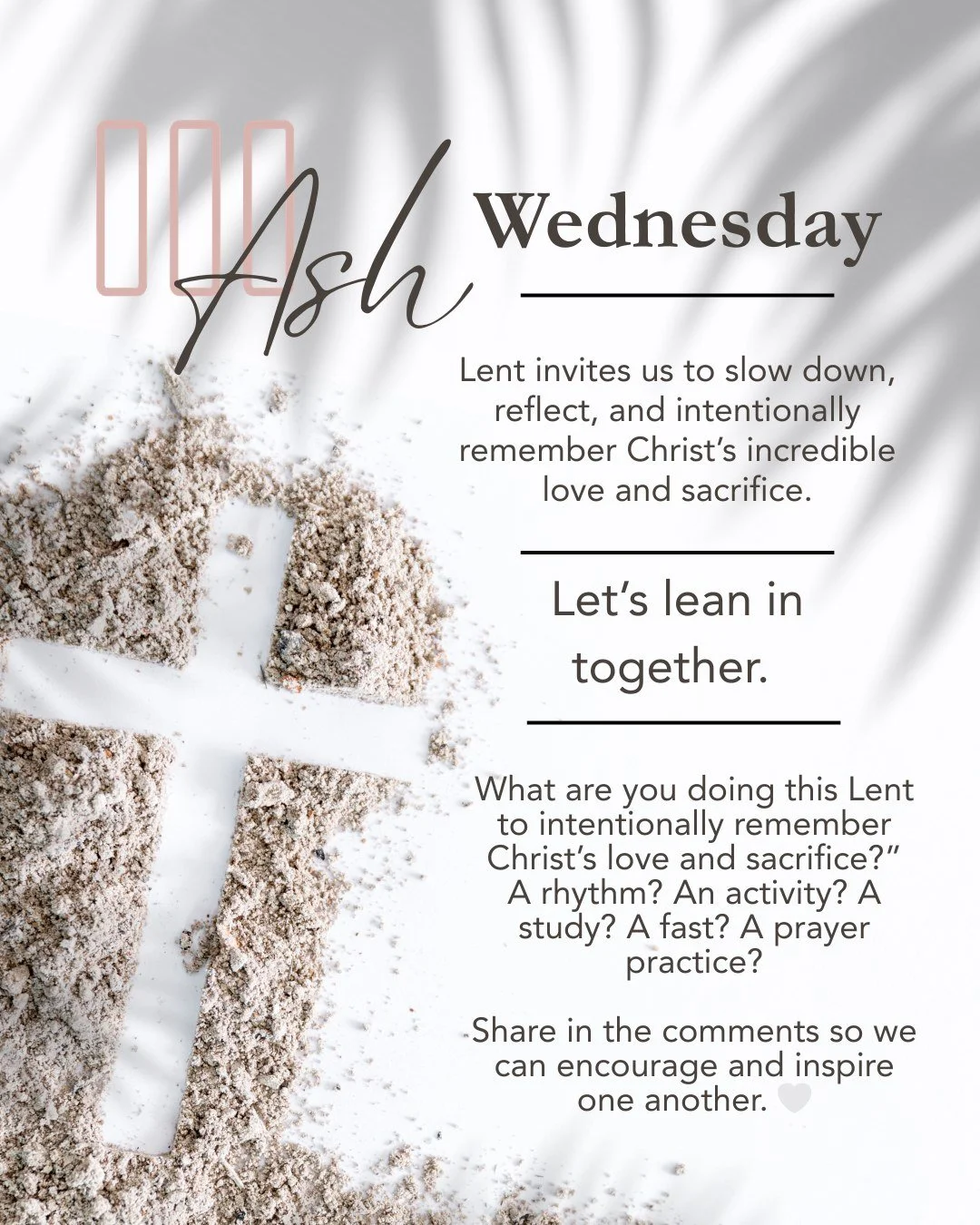 Ash Wednesday reminds us of both our humanity and His divinity&hellip; our frailty and His unfailing love. ✝️

To the women married to healers &mdash; the ones who daily pour out compassion, carry heavy stories, and serve others with their hands and 