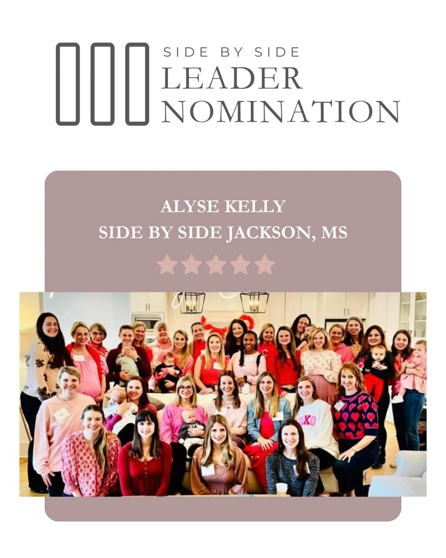 A Seat At The Table

Our Savior has brought your leaders to the banqueting table and said, &ldquo;Well done.&rdquo;
Now it&rsquo;s our turn to celebrate them. 💛

Do you have a Side By Side leader who has faithfully served women in healthcare, encour