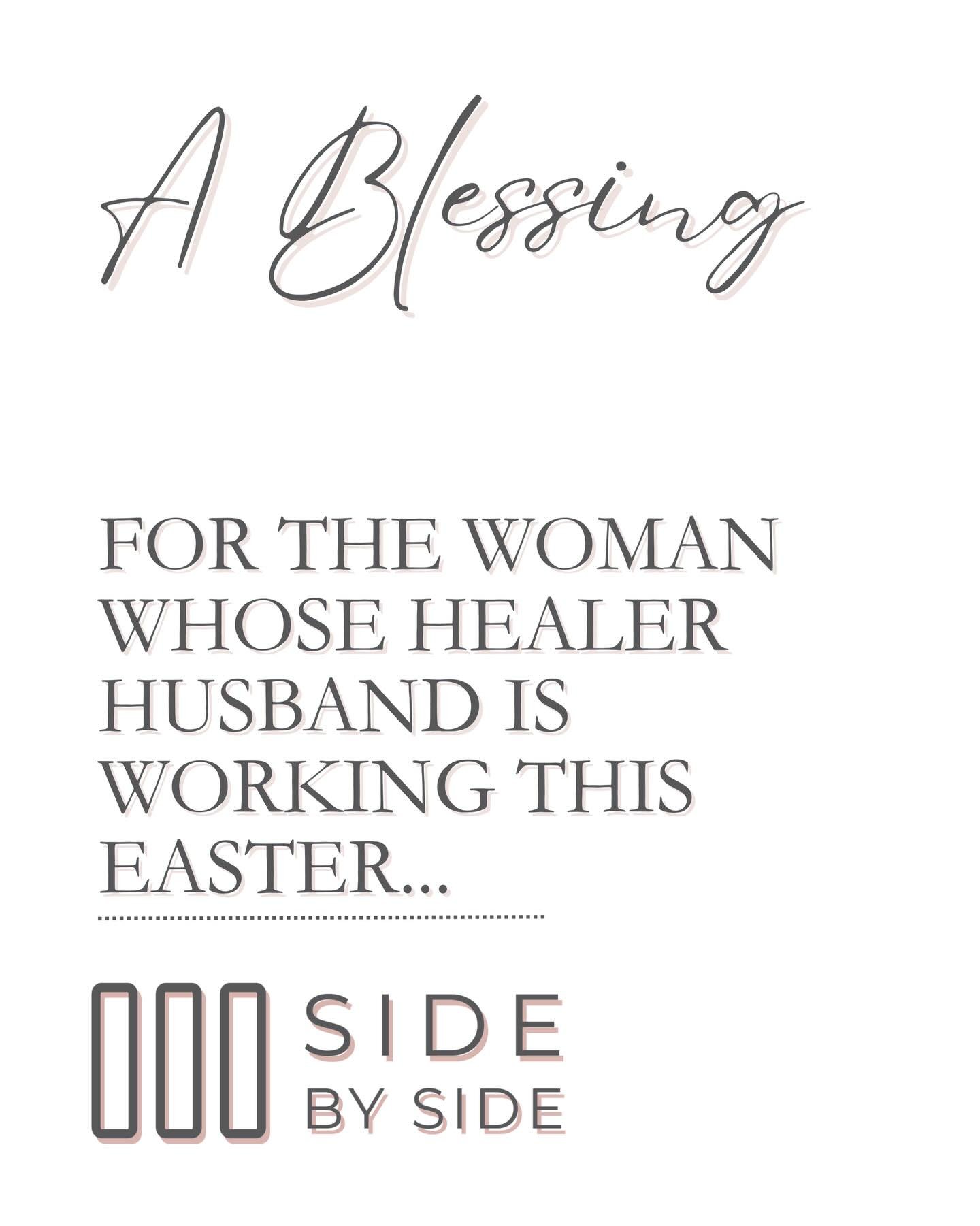 Preparing for Easter with a quiet kind of strength today 🤍✨

Sometimes love looks like sacrifice&hellip; like celebrating alone while the one you love is out in the world, healing others and walking in their calling. And even in that space, God is s