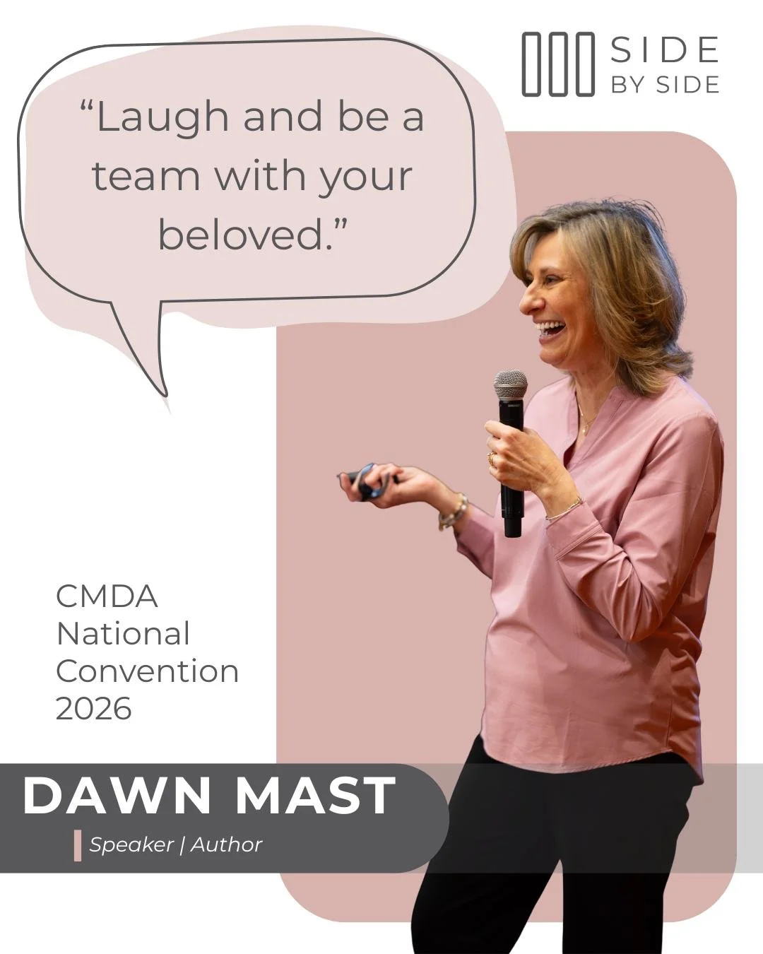 At CMDA National Convention 2026, we were deeply encouraged by Dawn Mast, author of *Soul Care for the Medical Marriage*. She reminded us of a powerful truth: we have a Savior who *sings over us*&mdash;not just in theory, but in real, tangible ways (