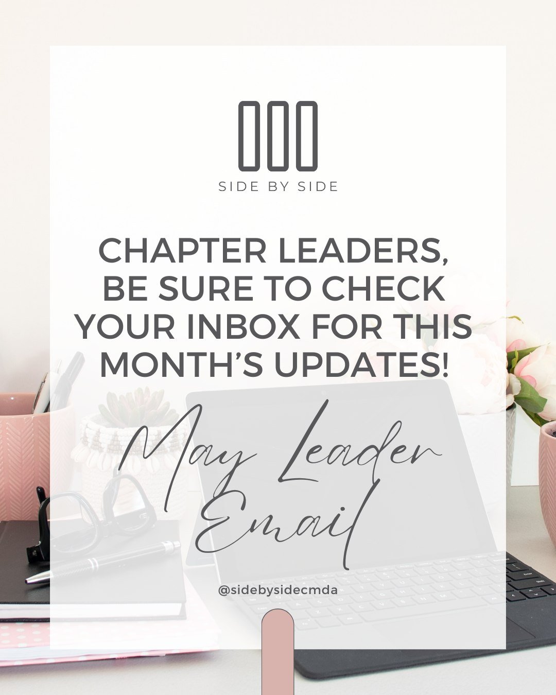 📢 Chapter Leaders! 📢 Be sure to check your inbox for your May Leader Email! 📩✨ Stay informed, encouraged, and equipped as you lead your chapters well. 💟 #SideBySideCMDA #CMDANational #HealthcareCommunity
