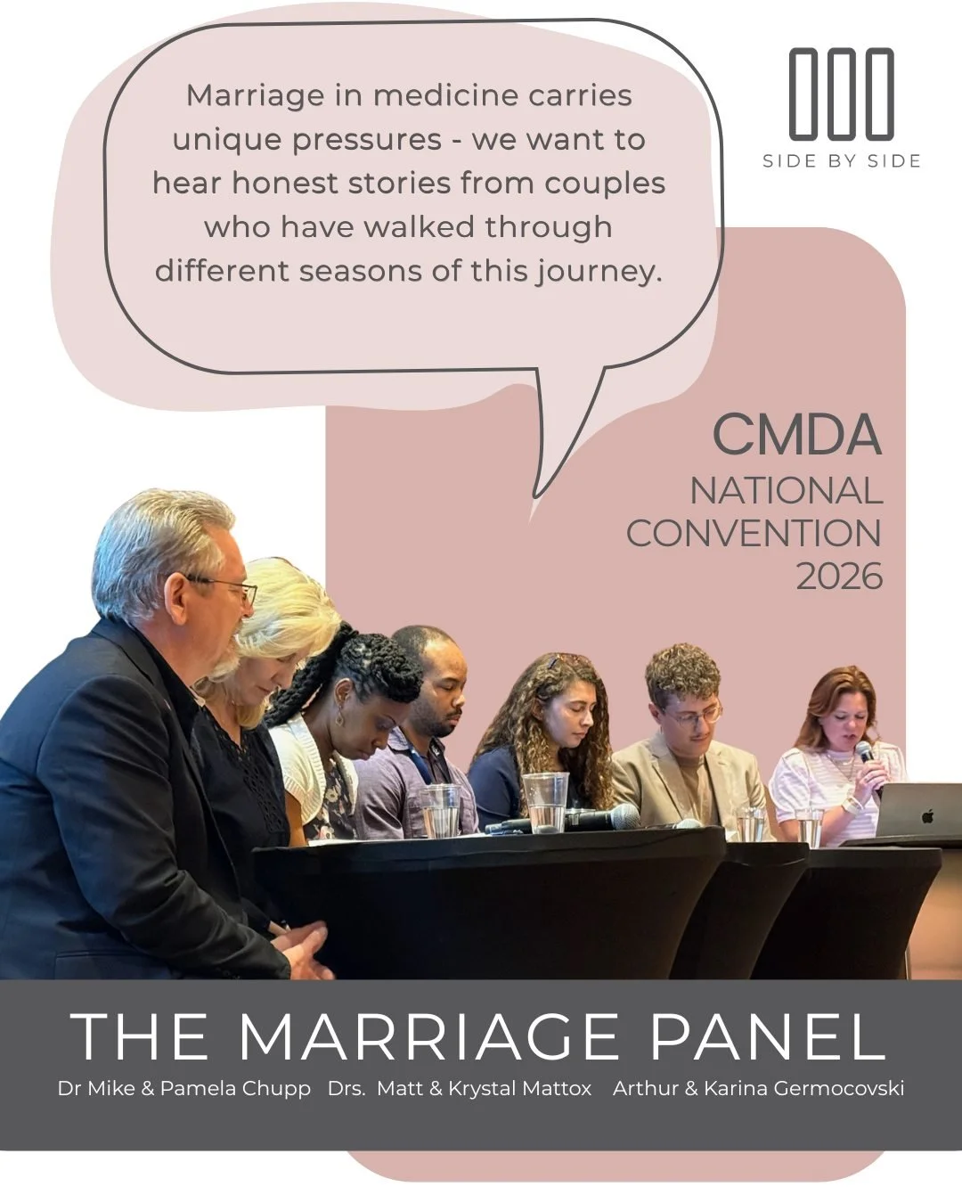 Marriage in medicine comes with a unique set of pressures&mdash;financial sacrifice, demanding training, unpredictable schedules, and weighty calling decisions. At the 2026 Christian Medical &amp; Dental Associations National Convention, we heard hon