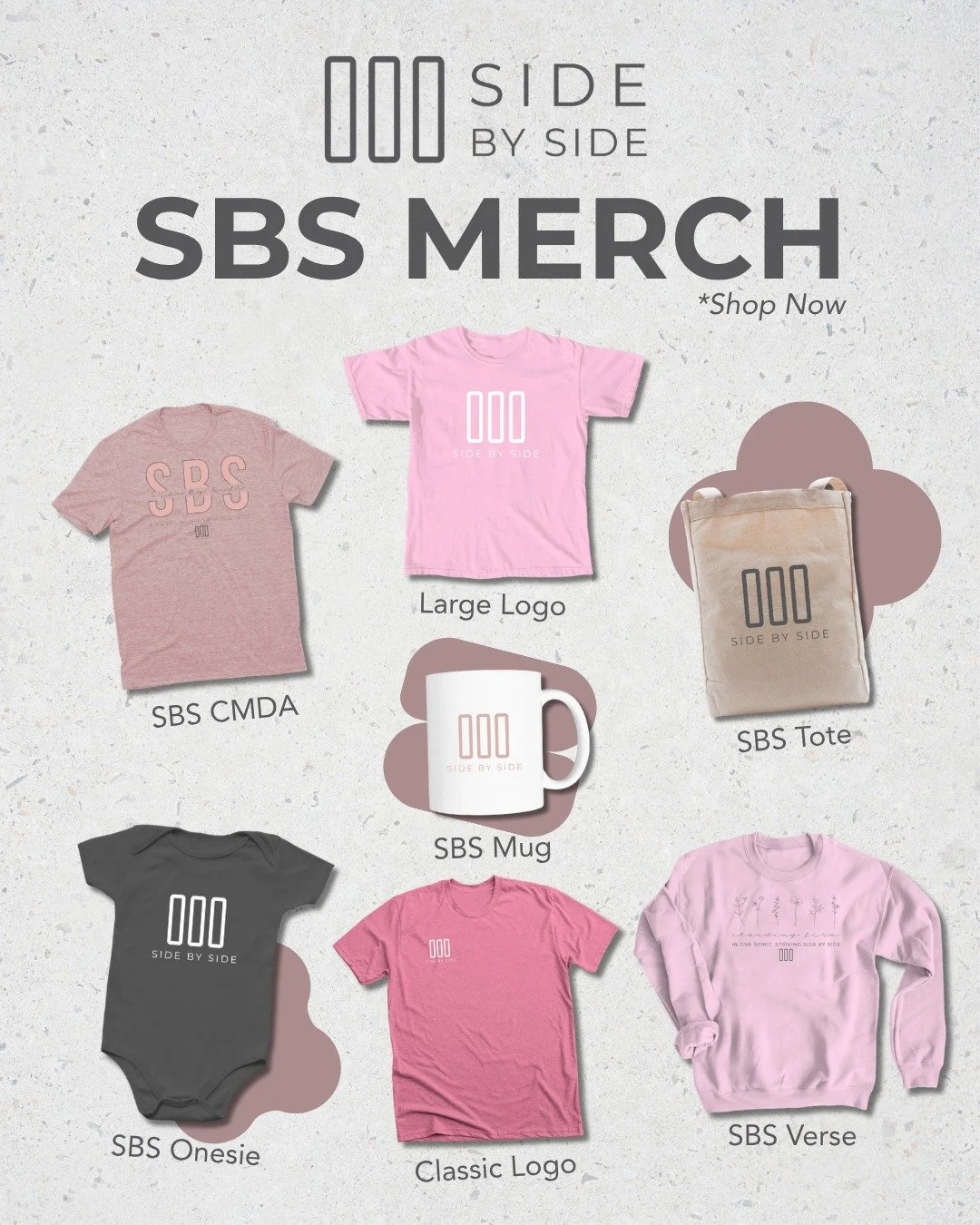 Want some Side By Side gear? 🤍

Visit our online store to shop Side By Side sweatshirts, tees, onesies, mugs, totes, and more! Every purchase is a fun way to support and represent the SBS community.

Shop the Side By Side Store ✨ www.bonfire.com/sto