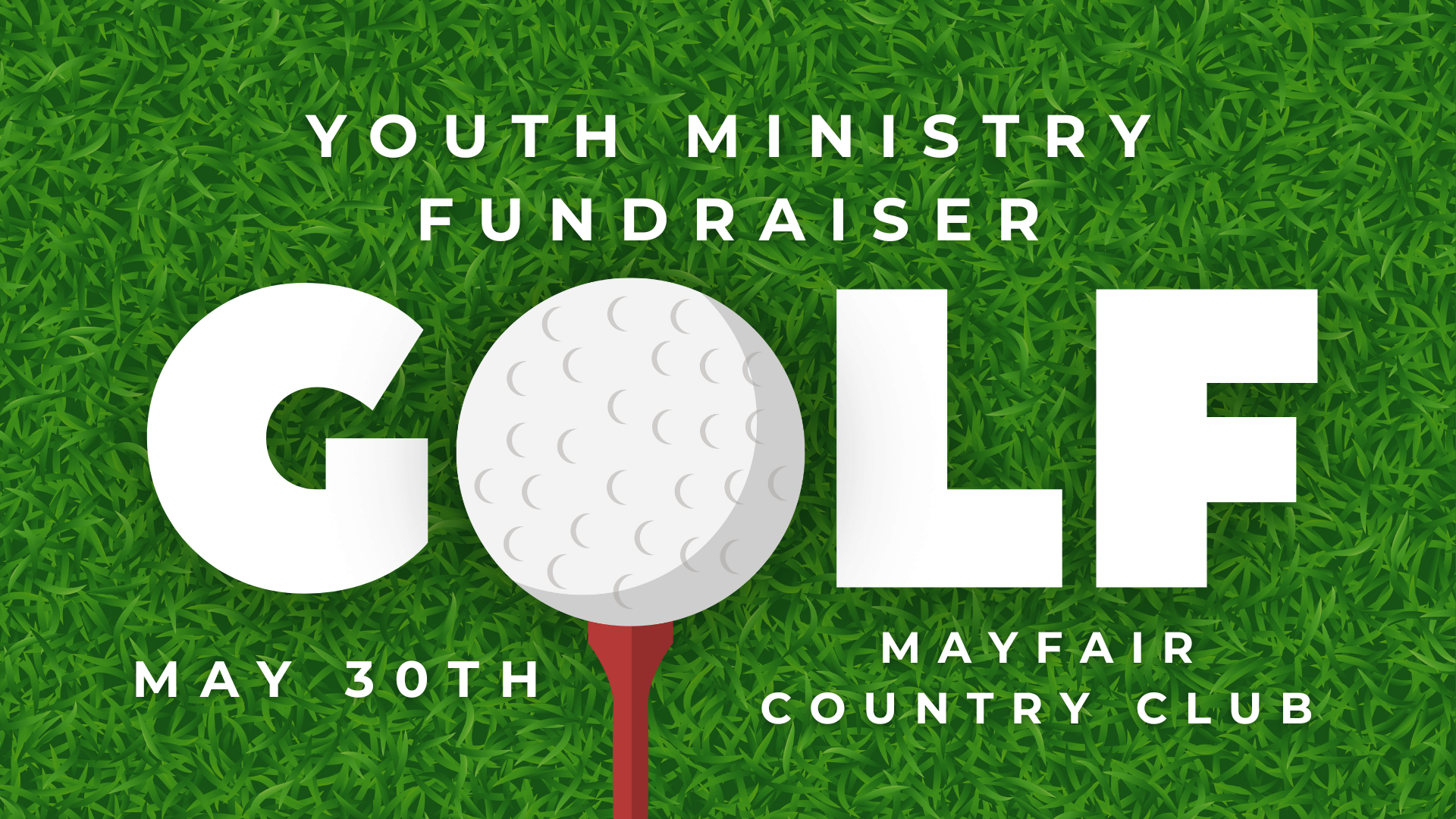 Youth Ministry Golf Outing Fundraiser