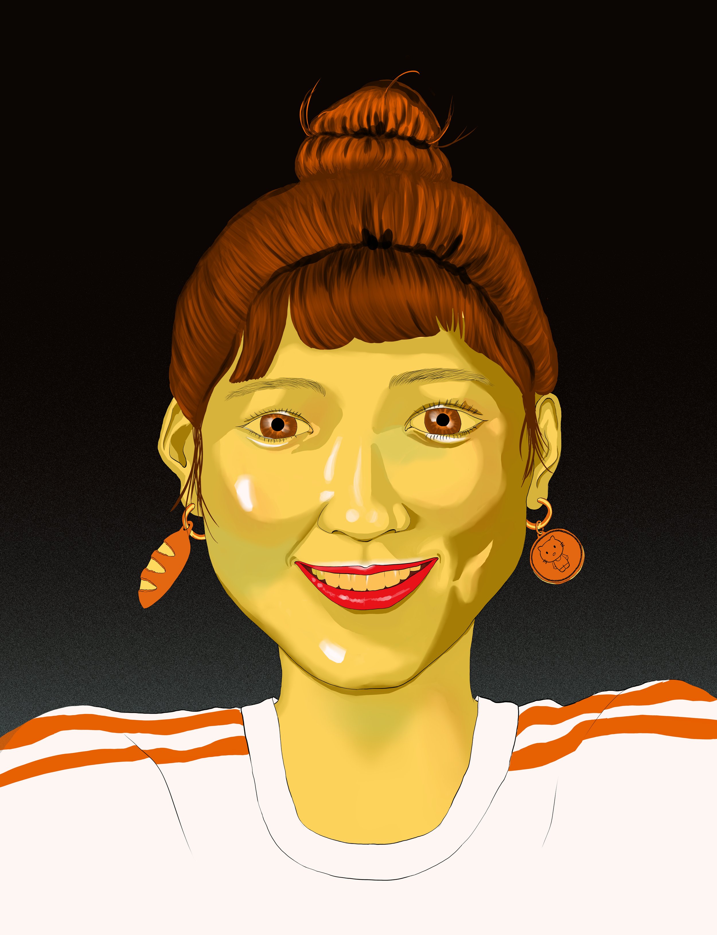 Smile struggle between the ears.