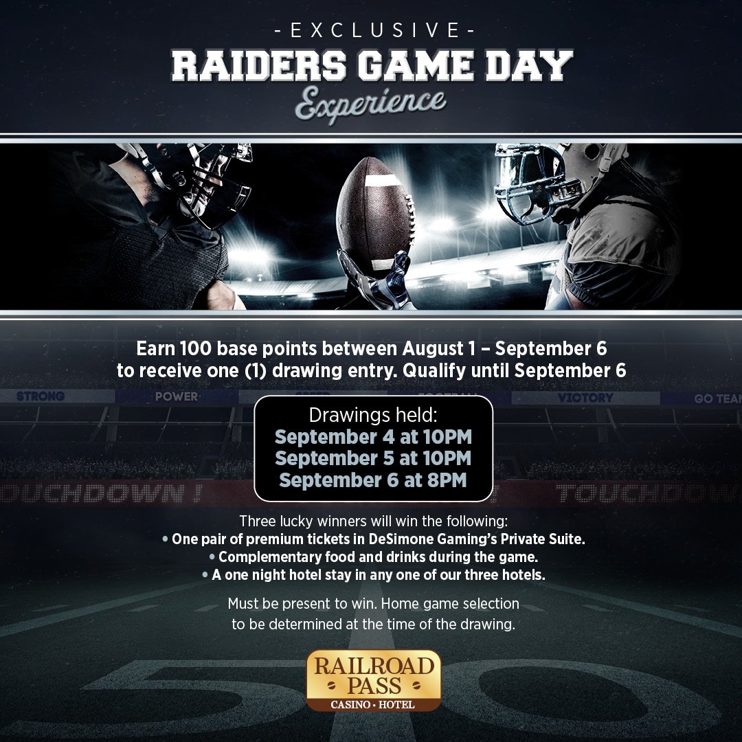 Exclusive Raiders Game Day Experience