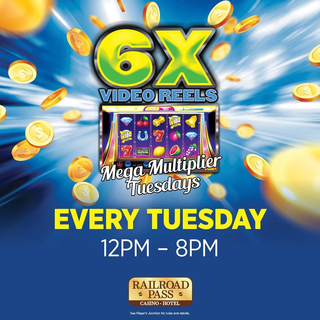 6X Video Reels Mega Multiplier Tuesdays