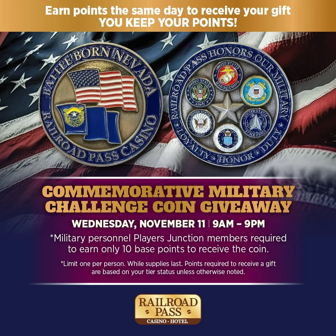 Commemorative Military Challenge Coin Giveaway
