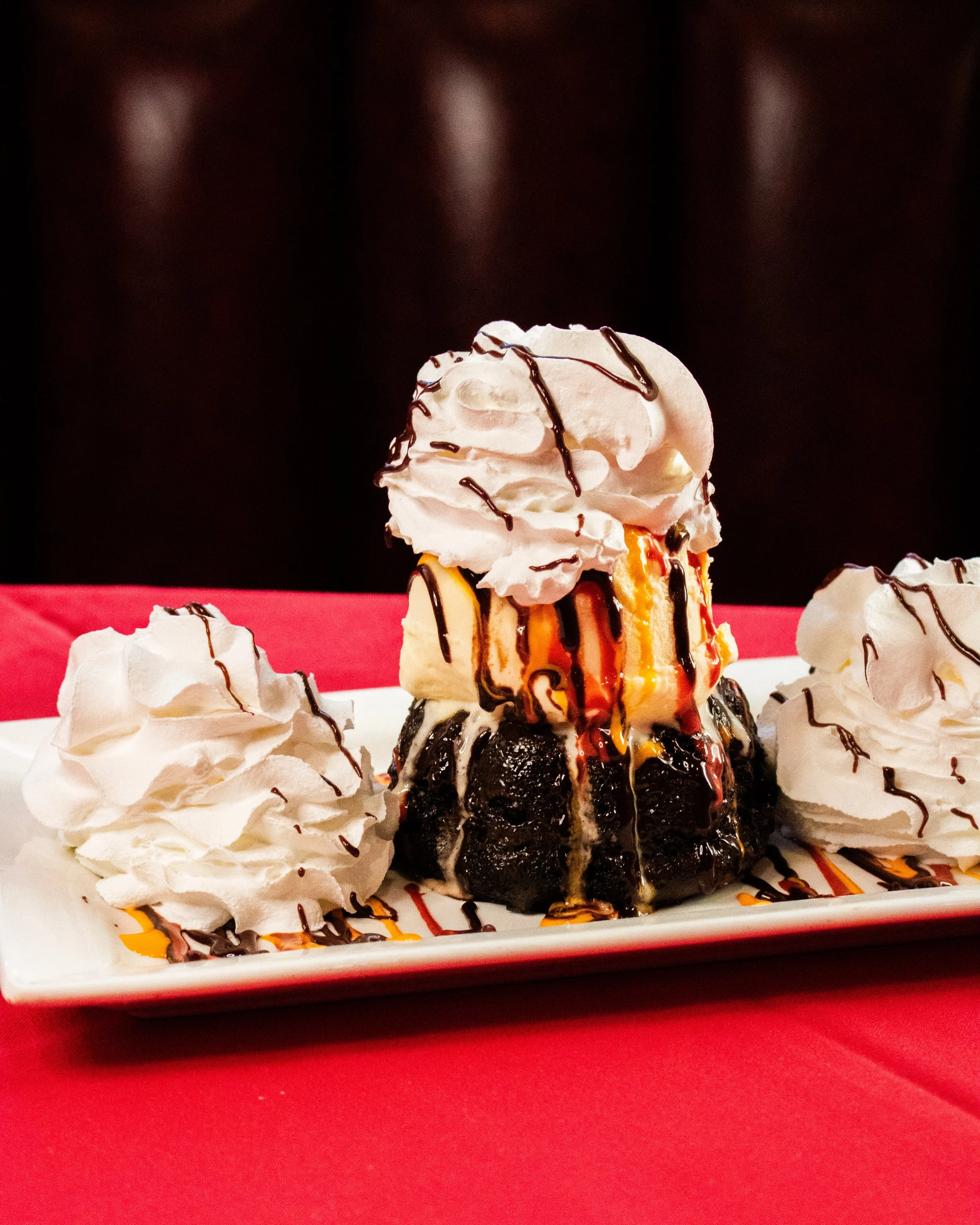 Chocolate Lava Cake at DeSimone's Steakhouse inside Railroad Pass Casino, Hotel & Travel Center