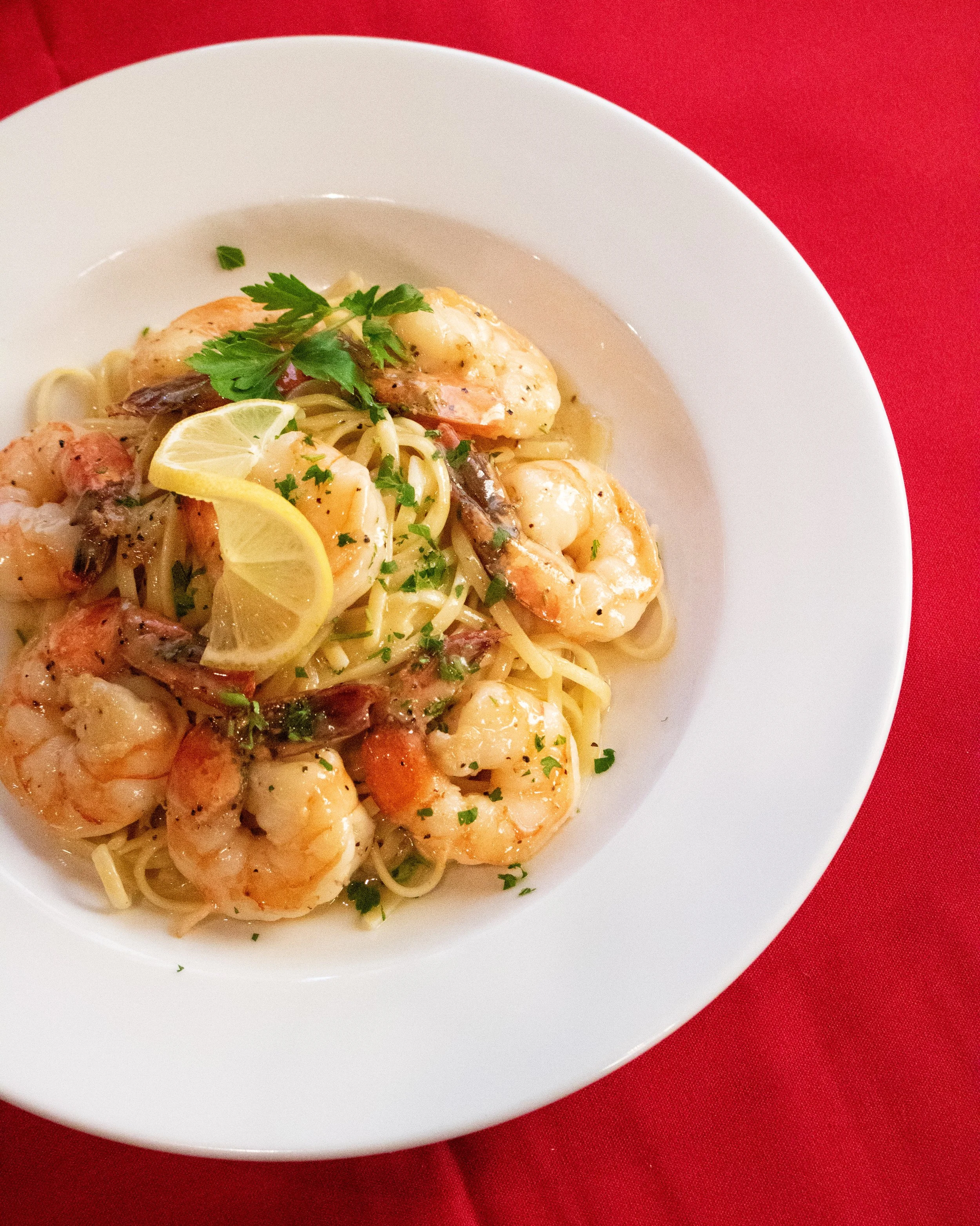 Scampi at DeSimone's Steakhouse inside Railroad Pass Casino, Hotel & Travel Center