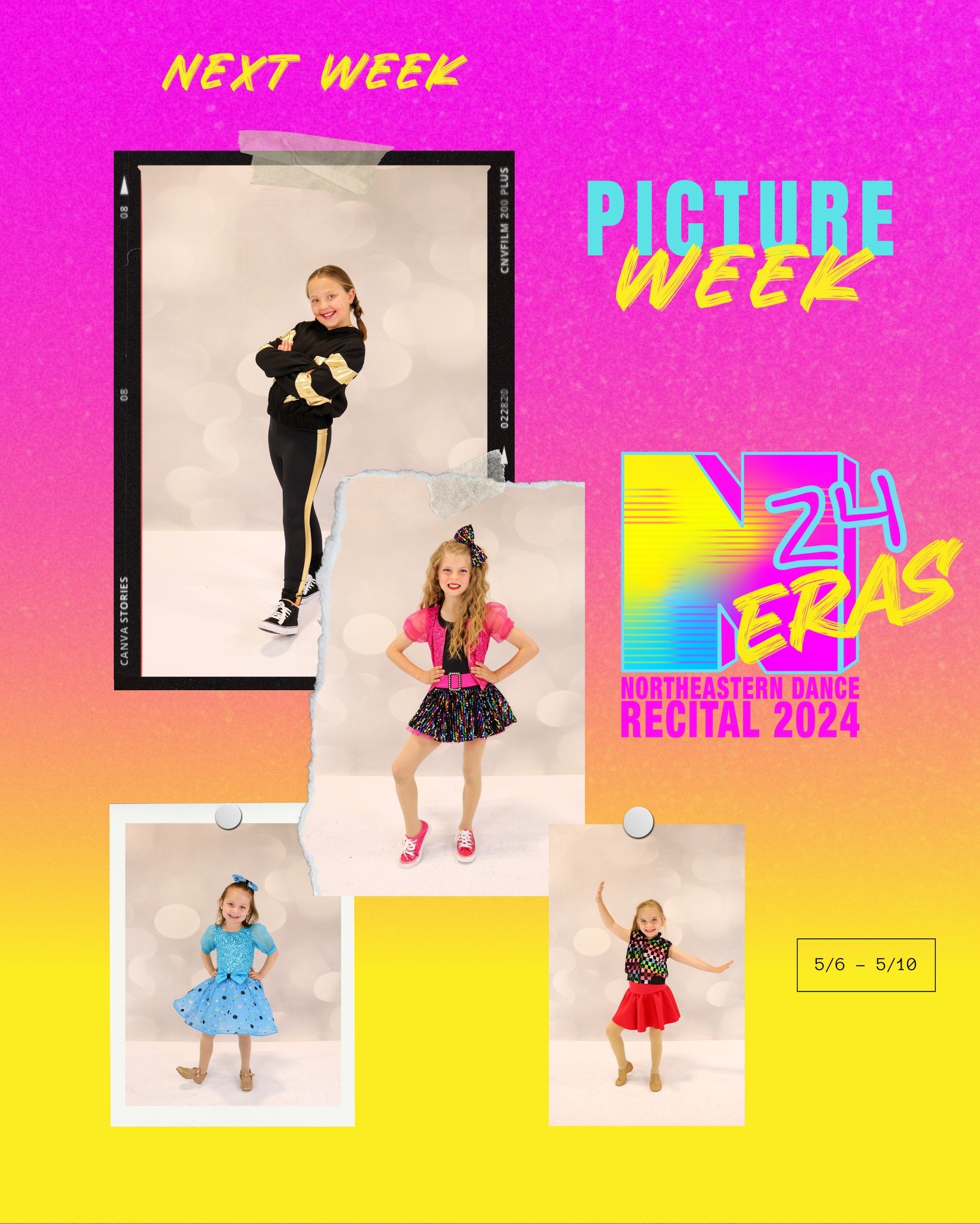 Are you ready for picture week next week?🩷 Stop by the studio for 15% off shoes &amp; tights.🩷