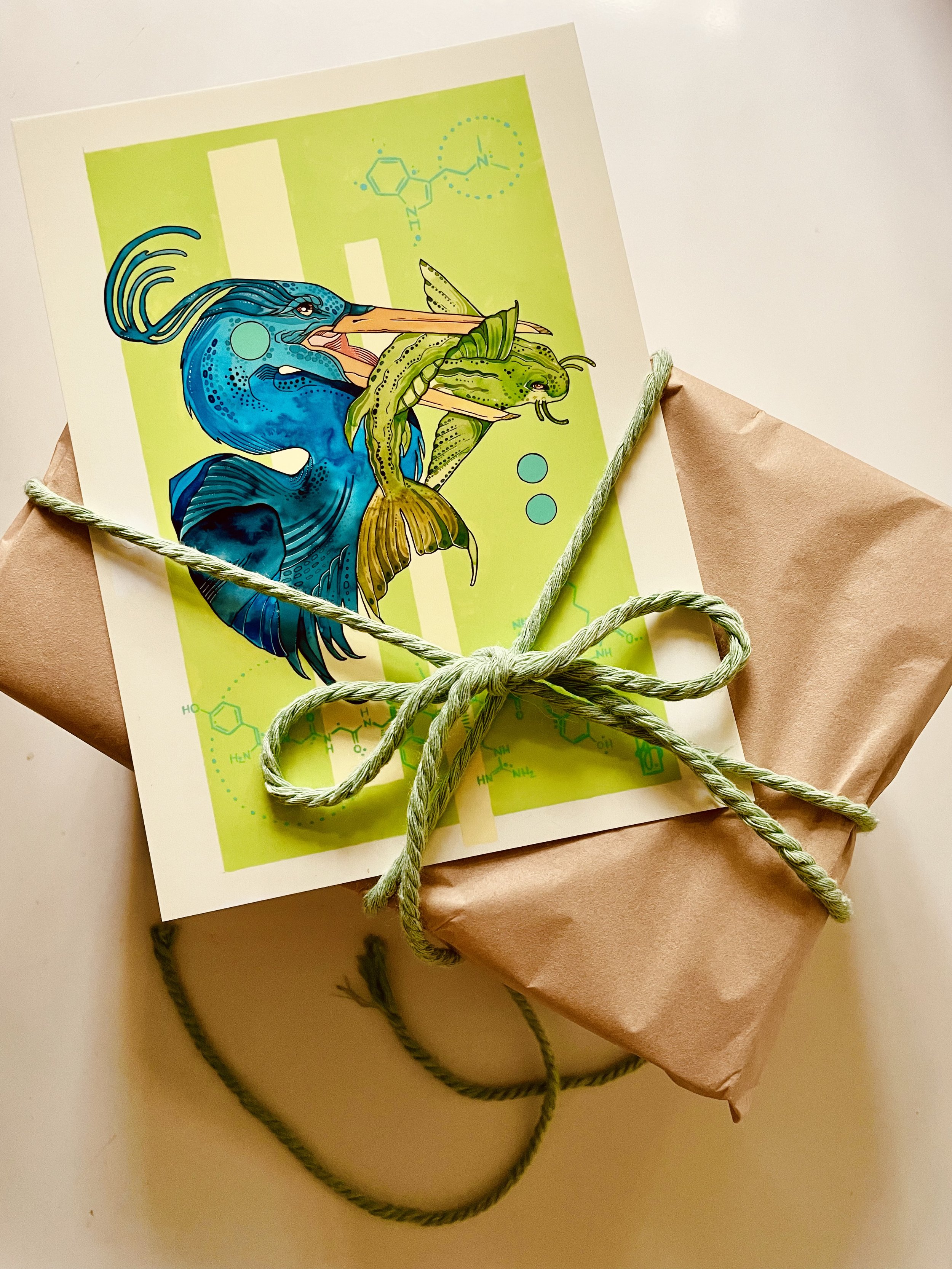 Blue Heron Postcard