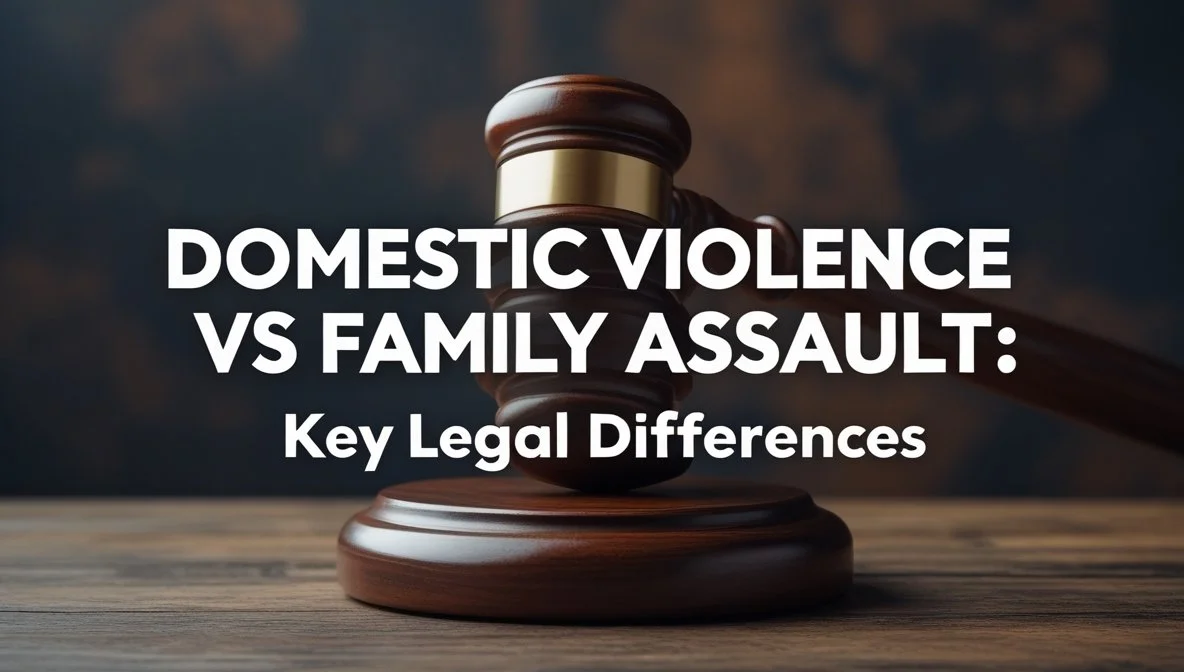 Domestic Violence vs Family Assault: Key Legal Differences