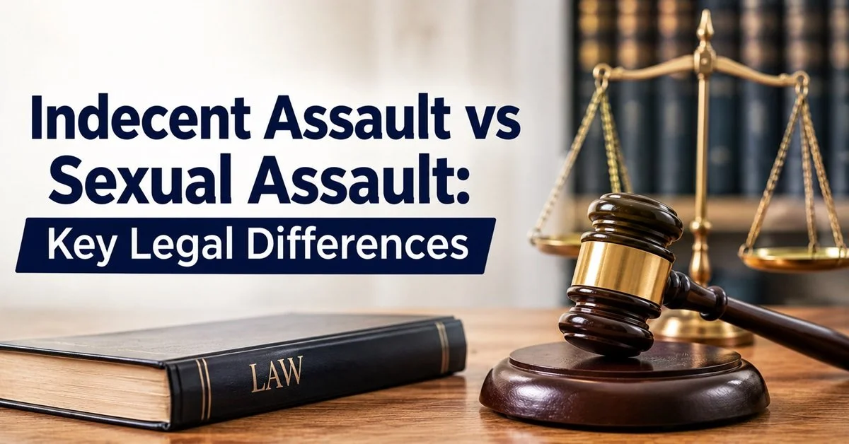Indecent Assault vs Sexual Assault: Key Legal Differences