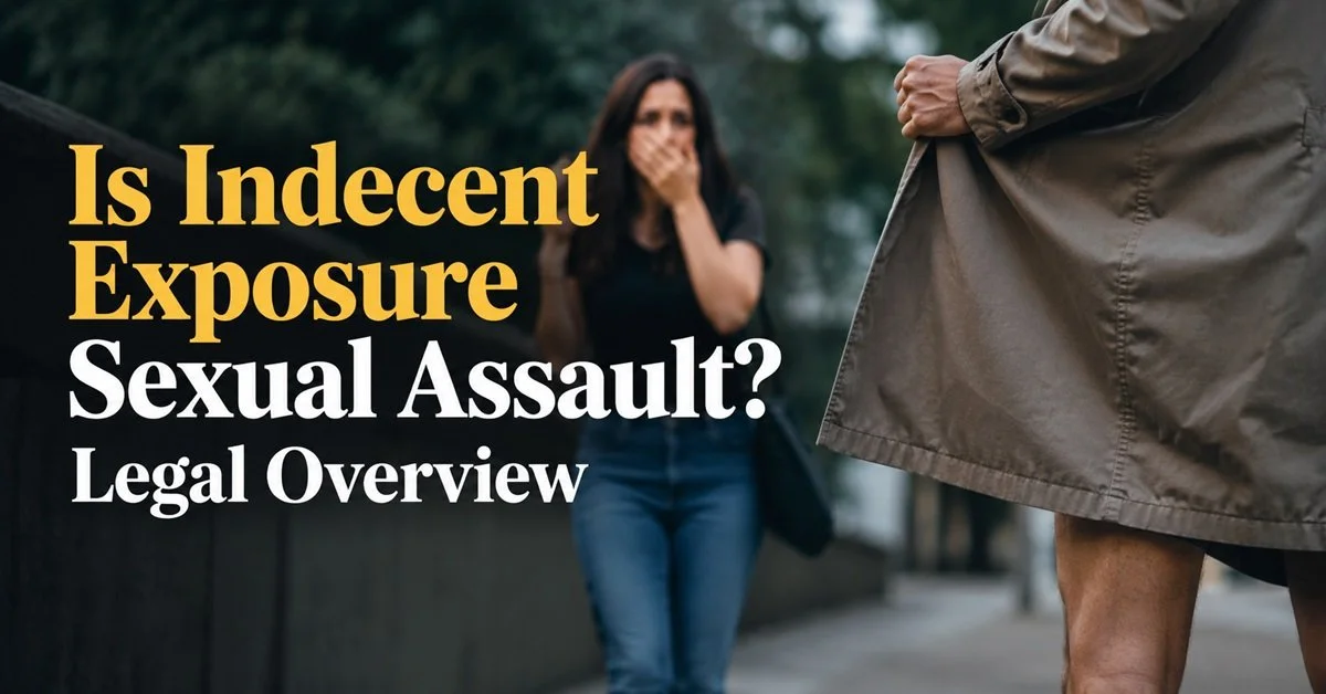 Is Indecent Exposure Sexual Assault? Legal Overview