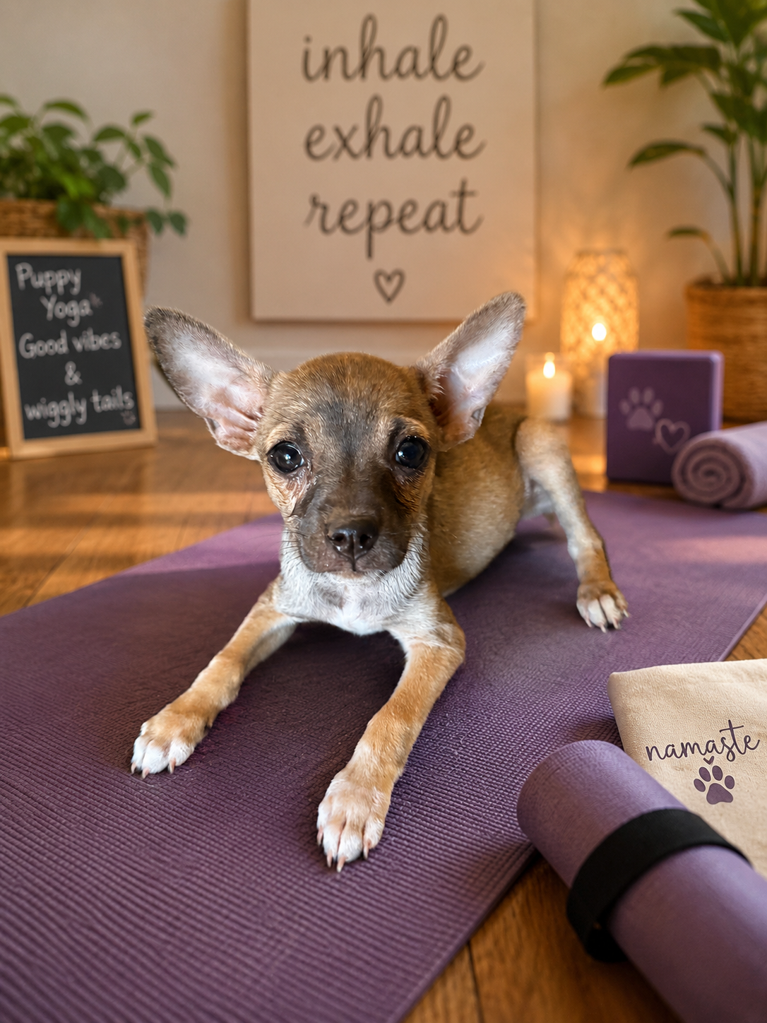 Puppy Yoga Fundraiser
