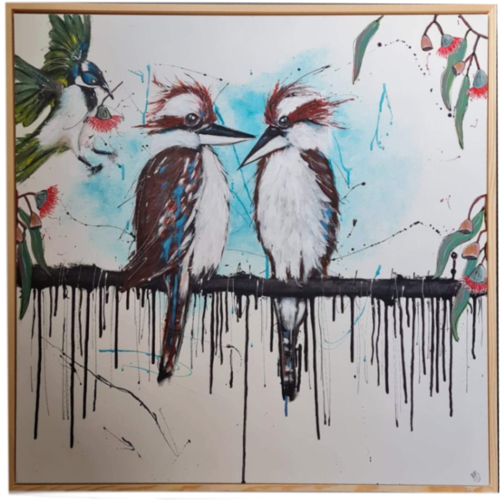 2 Kookaburras and a Blue Faced Honey Eater (See Additional Infor for Availability)