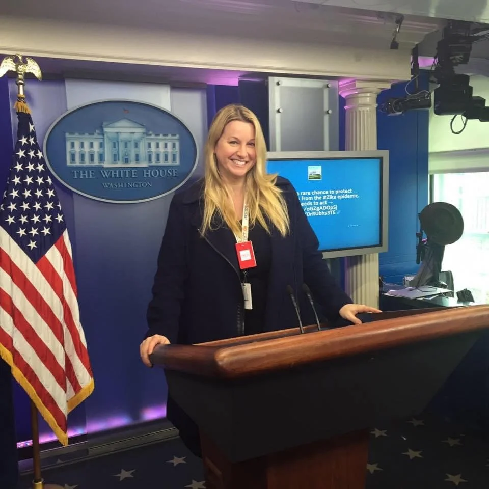 Martha Shade at the Obama White House.