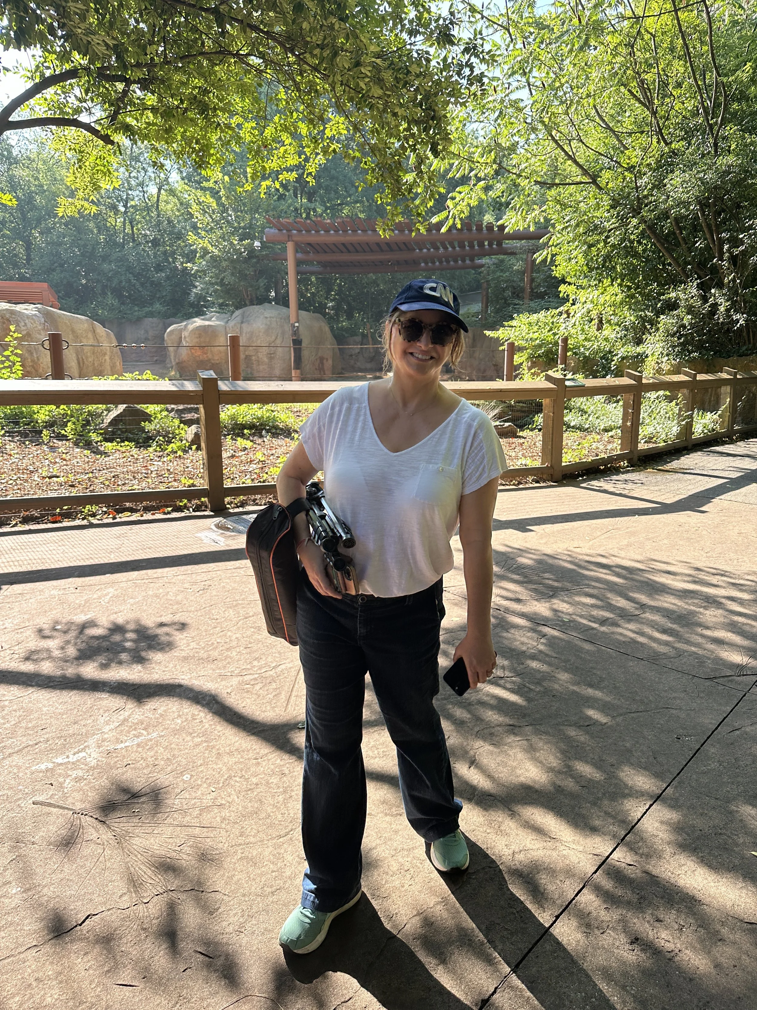 Martha Shade at the Atlanta Zoo.