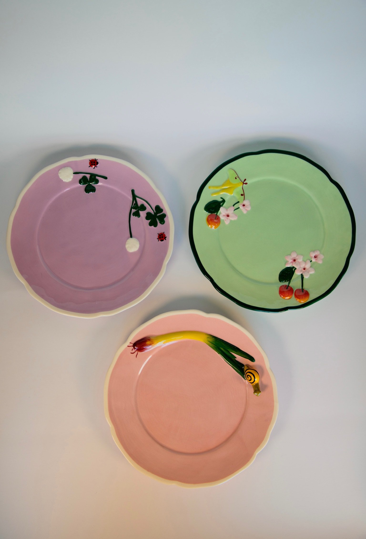 Spring Dessert Plates