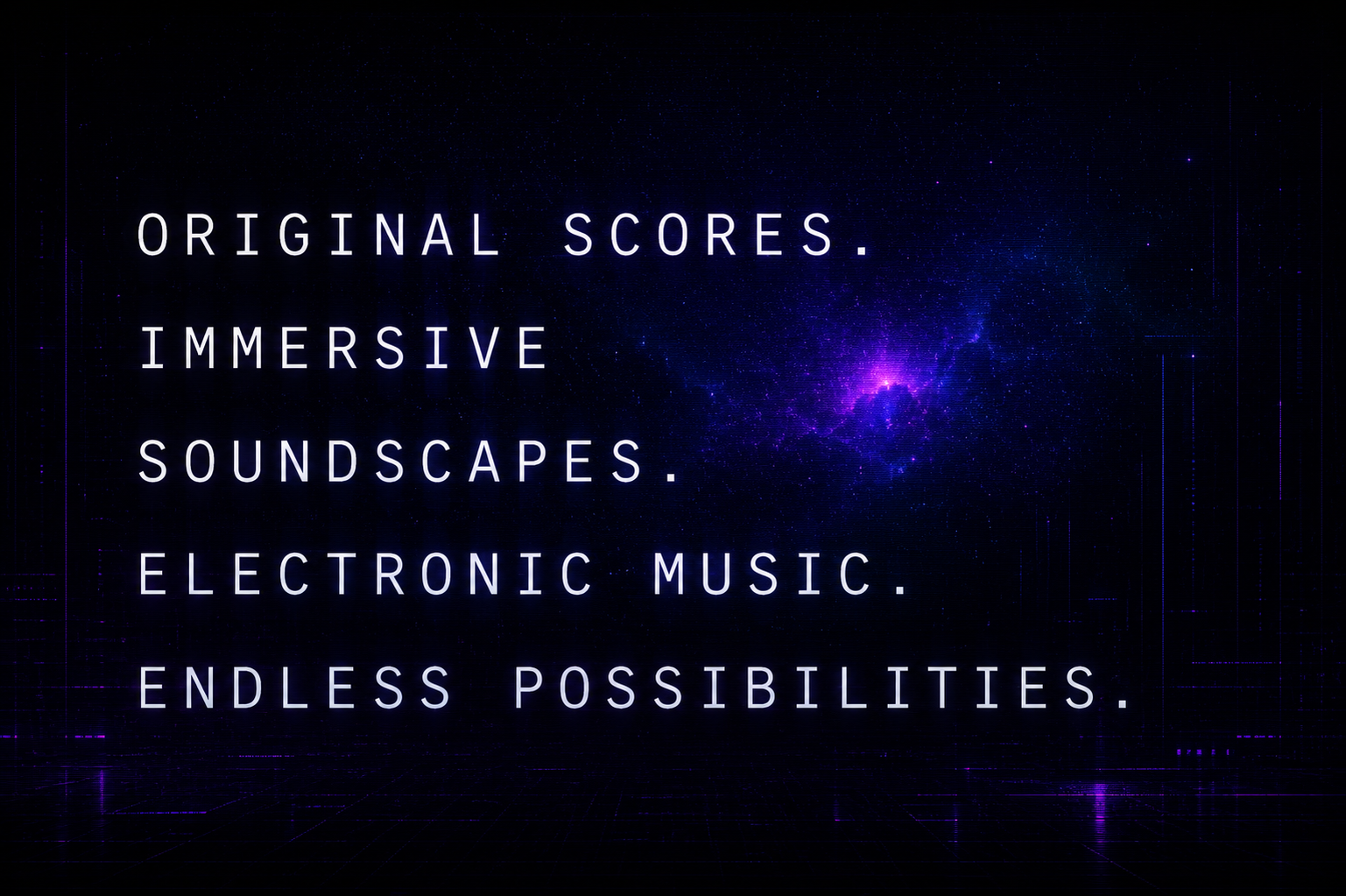 Original scores and soundscapes