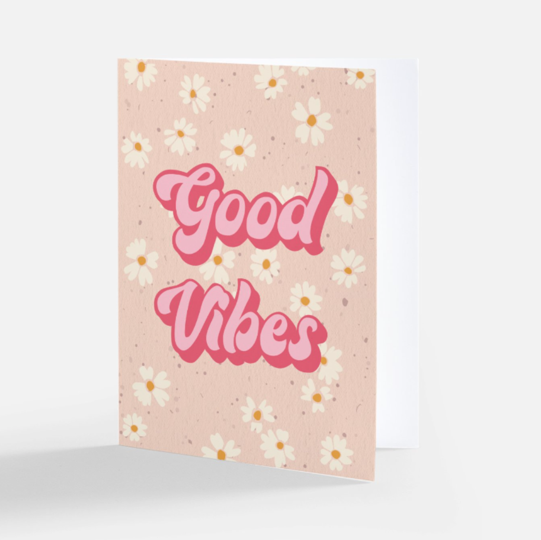 Good Vibes - Greeting Card