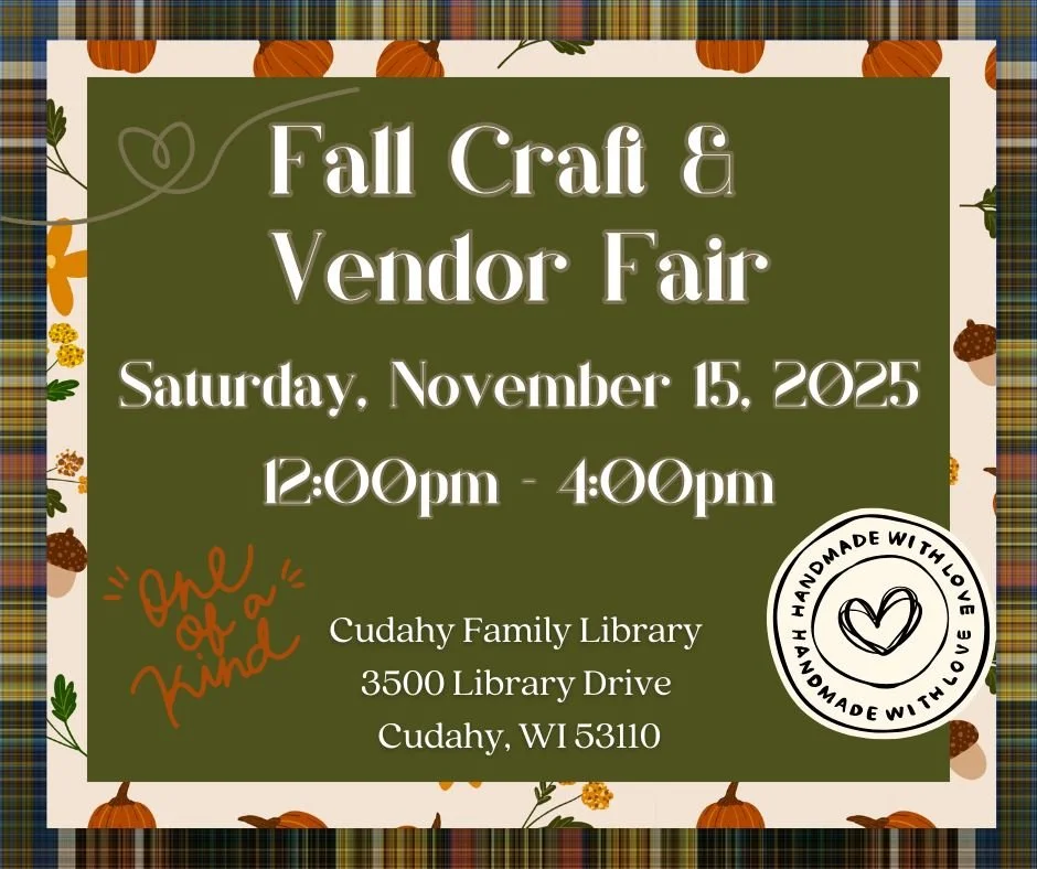 Friends of Cudahy Library Craft & Vendor Fair