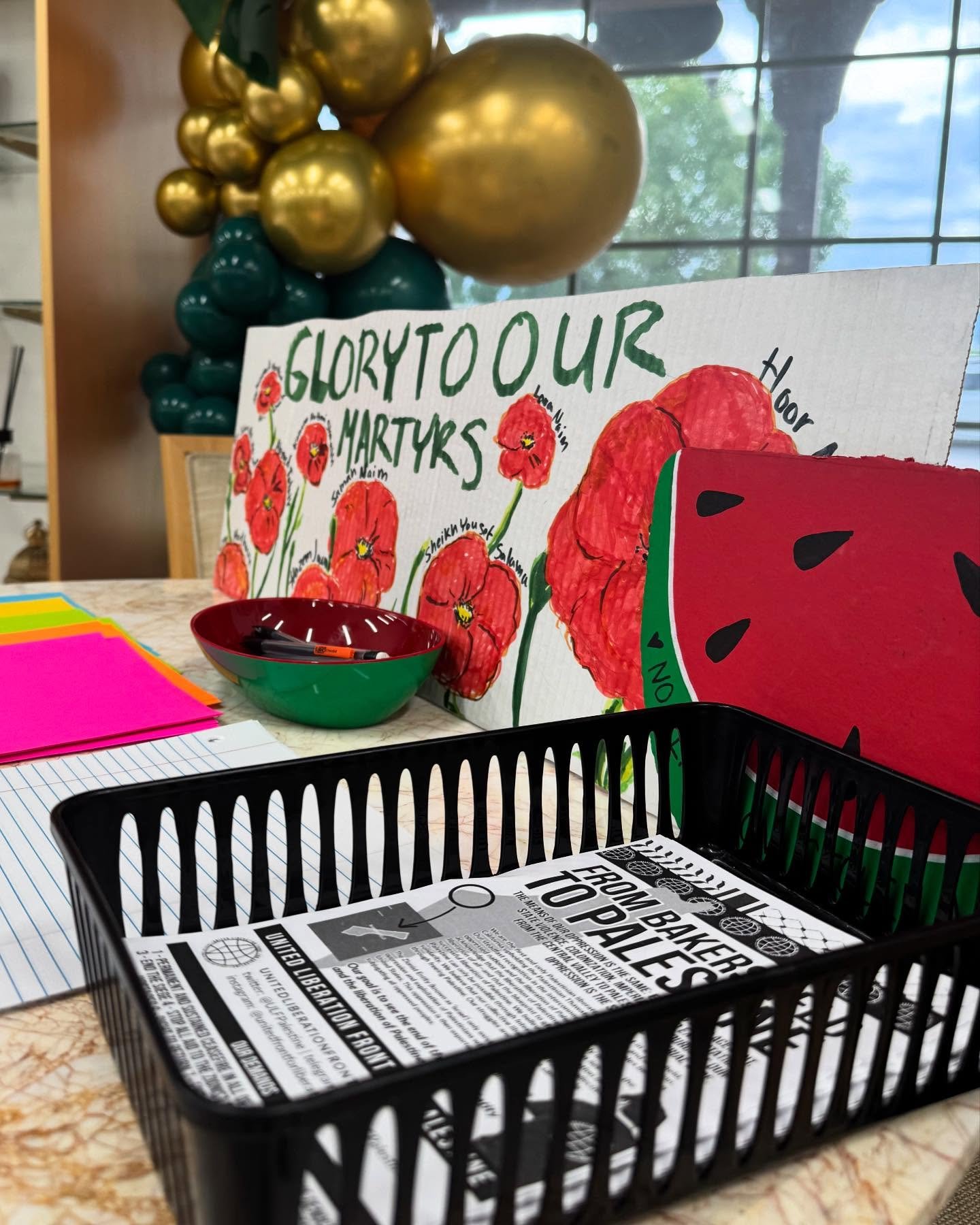 LETTERS TO WESAM: Today, members of the Bakersfield community gathered for a heartfelt “Dear Palestine” event. Together, we wrote letters to Wesam Rajab (@wesam_rajabb), the mother of our beloved martyr Hind Rajab.
In the quiet of the ro