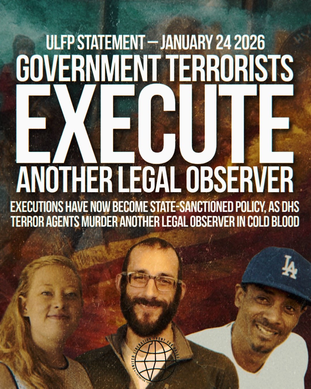 GOVERNMENT TERRORISTS EXECUTE ANOTHER LEGAL OBSERVER: Executions Have Now Become State-Sanctioned Policy, As DHS Terror Agents Murder Another Legal Observer In Cold Blood